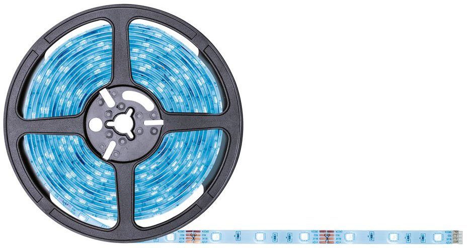Paulmann Led-strepen FN SimpLED Strip Set 5m, RGB 20W, 230/12V, DC, Wit metaal, Kst (1 stuk)