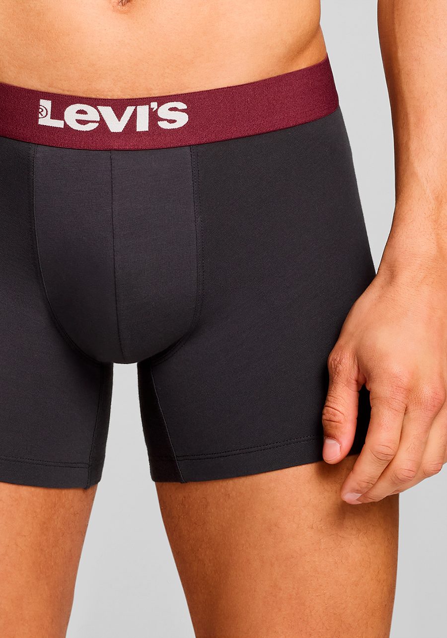 Levi's® Boxershort LEVIS MEN SLD BASC BOXER BRIEF ORG CO 2P (Set van 2)