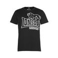 lonsdale t-shirt langsett zwart
