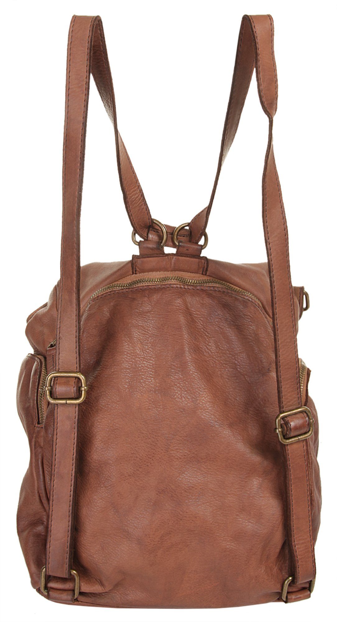 Samantha Look Rugzak echt leer, made in italy