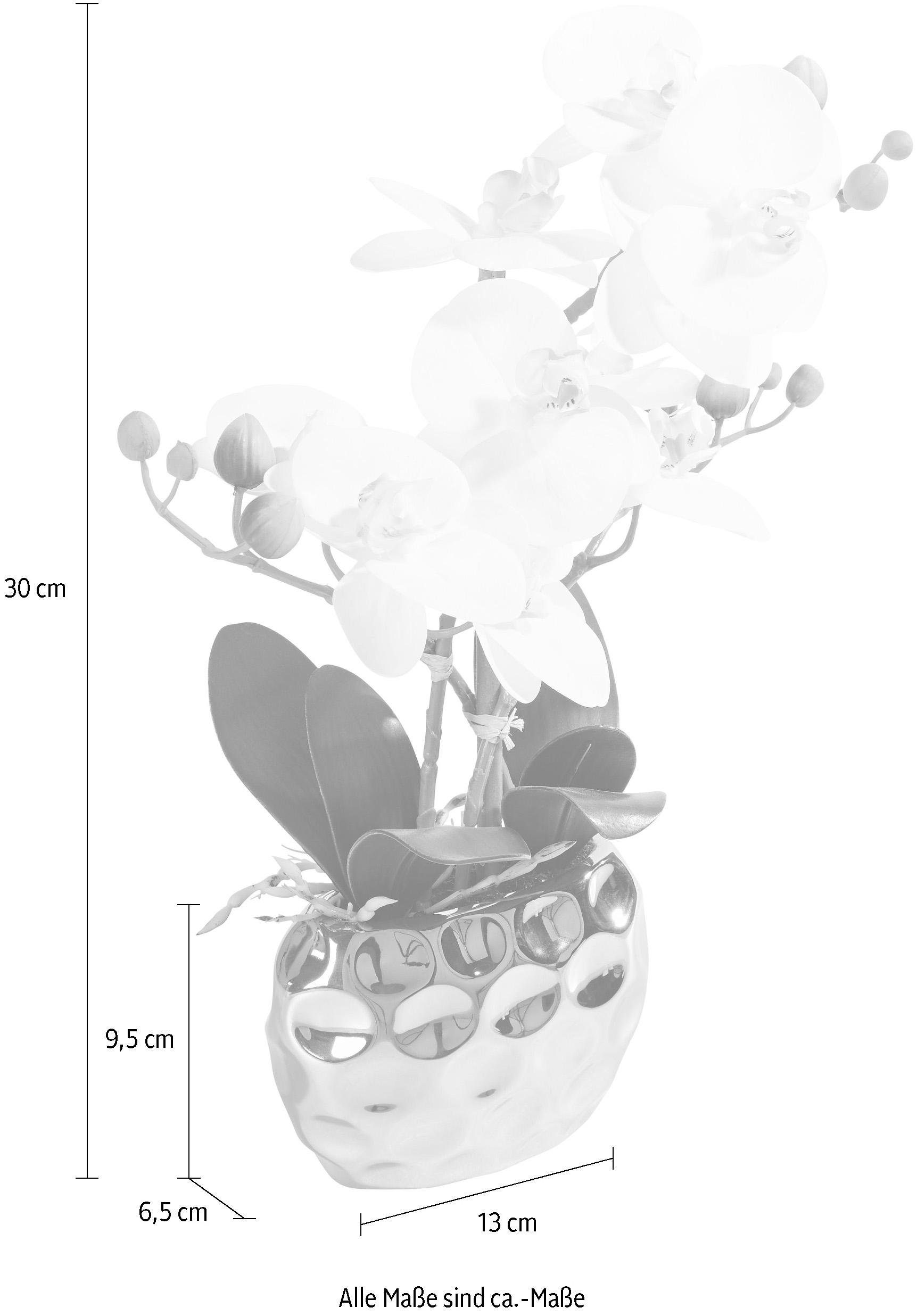 Leonique Kunstplant Orchidee Kunstorchidee, in pot, bestseller, meer dan 2500 4,5-sterren beoordelingen (1 stuk)