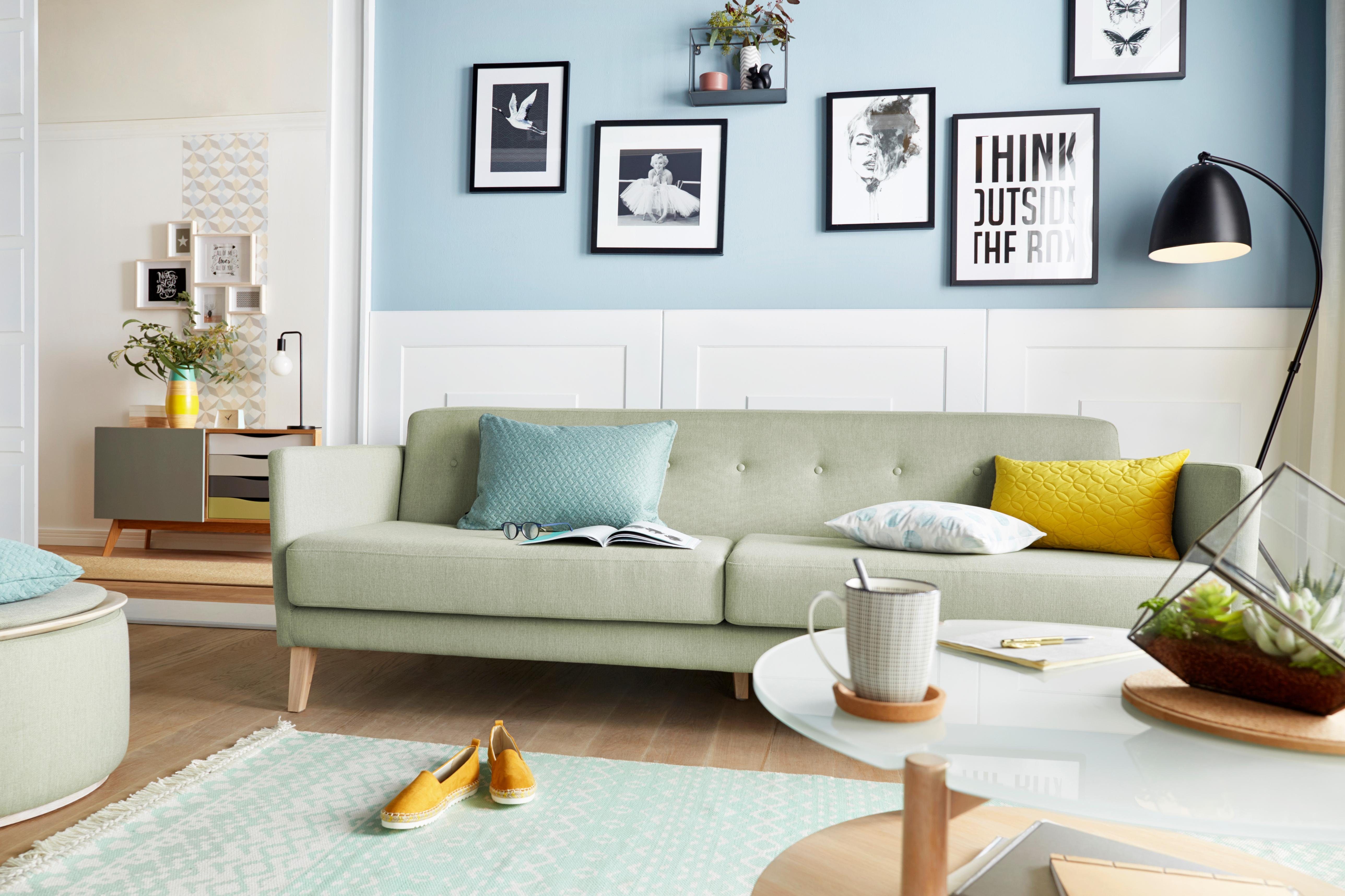 queence Wanddecoratie Kraanvogel HD premium posterdruk incl. houten lijst