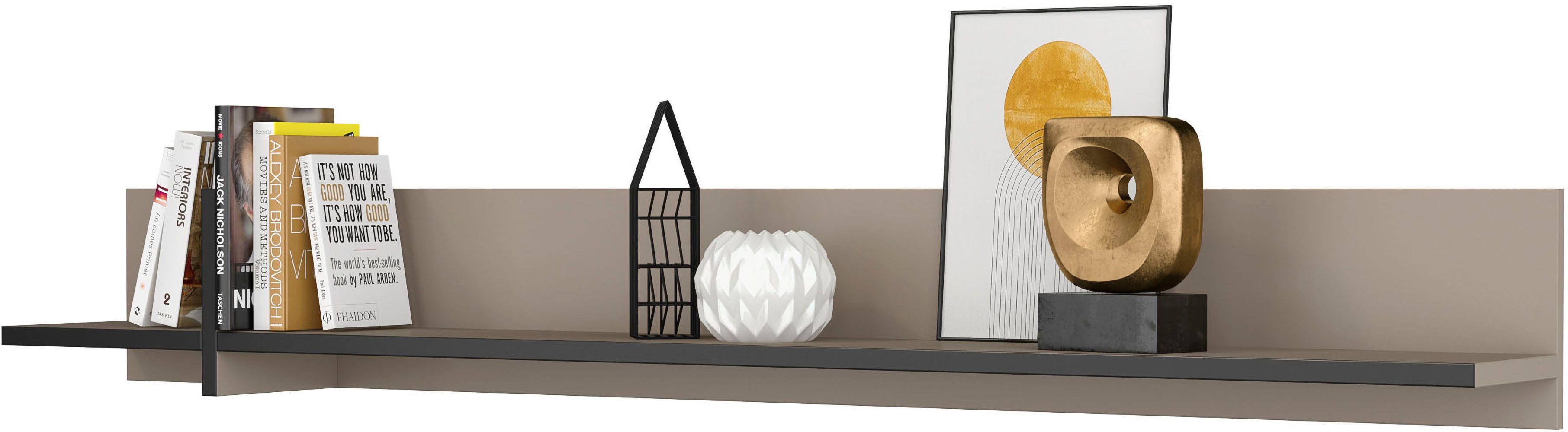INOSIGN Wandrek Cross,Breedte 180 cm, moderne wandplank