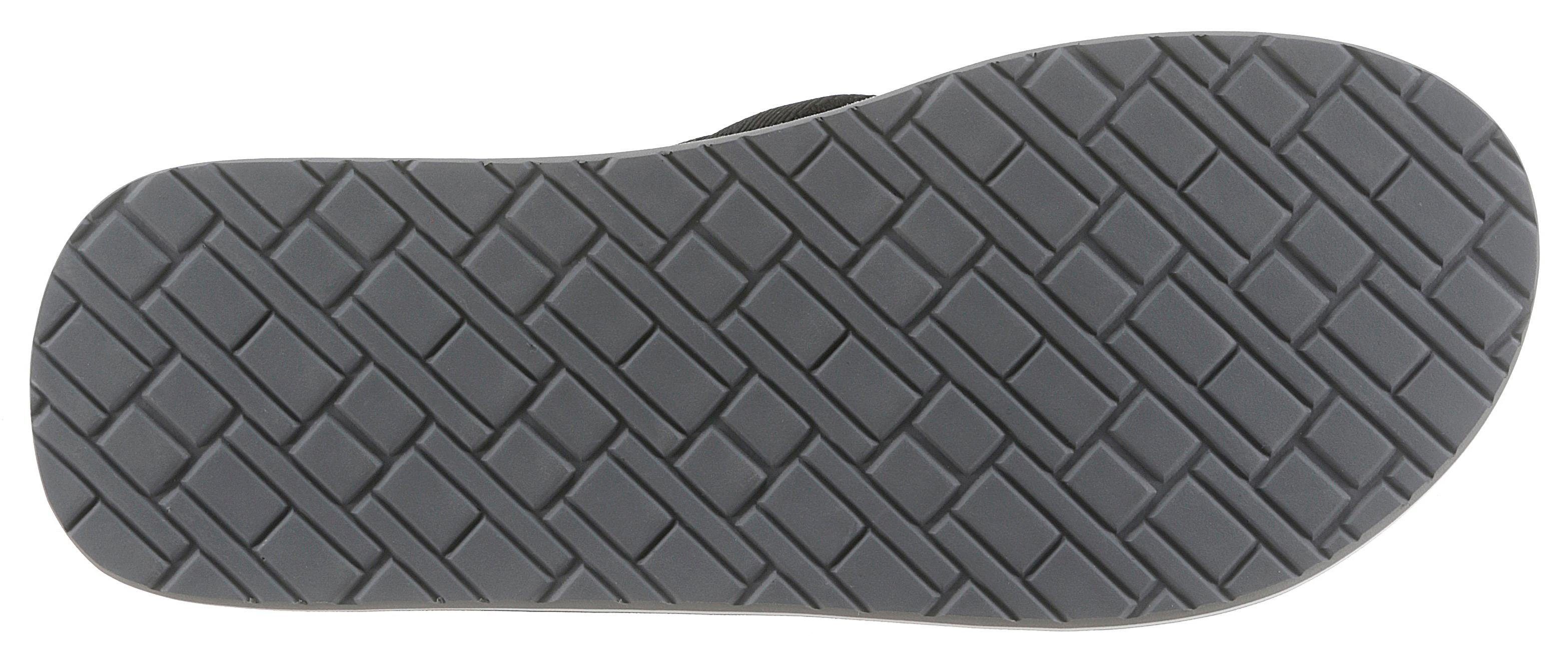 Tommy Hilfiger Teenslippers ESSENTIAL TH BEACH SANDAL zomerschoen, slippers, badschoen, zwemschip, met logoprint