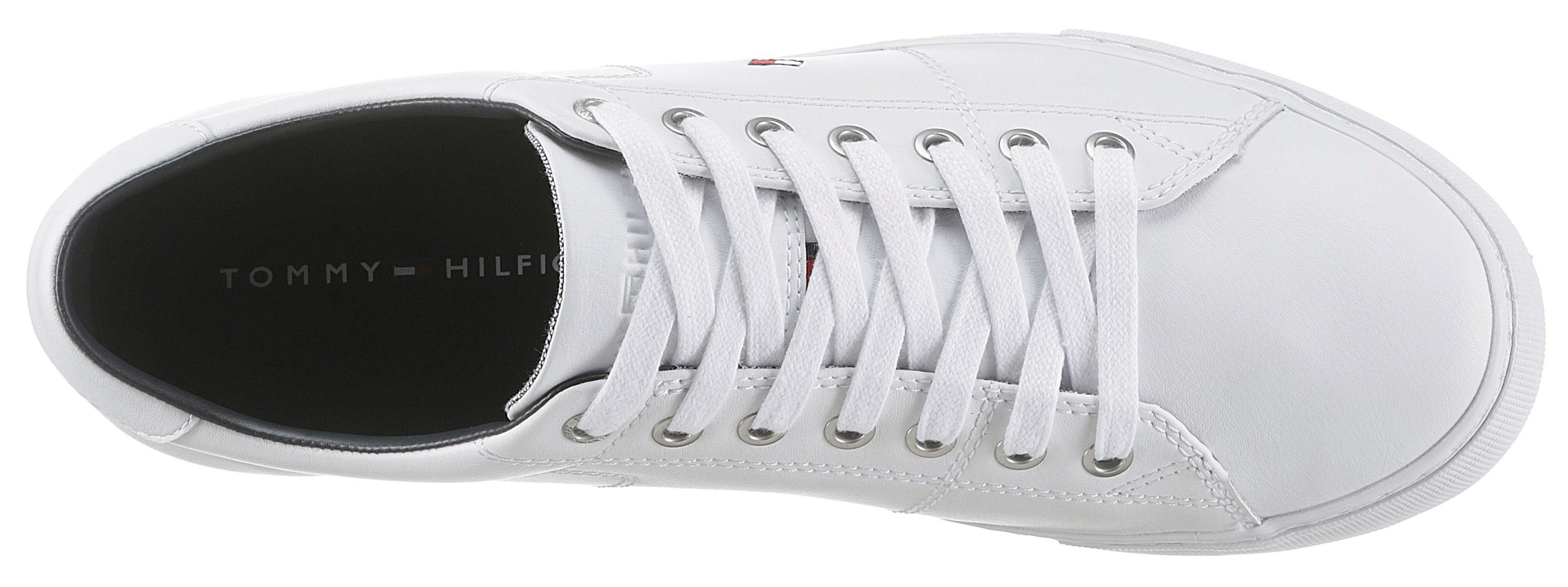 Tommy Hilfiger Sneakers ESSENTIAL LEATHER SNEAKER , vrijetijdsschoen, lage schoen, veterschoen