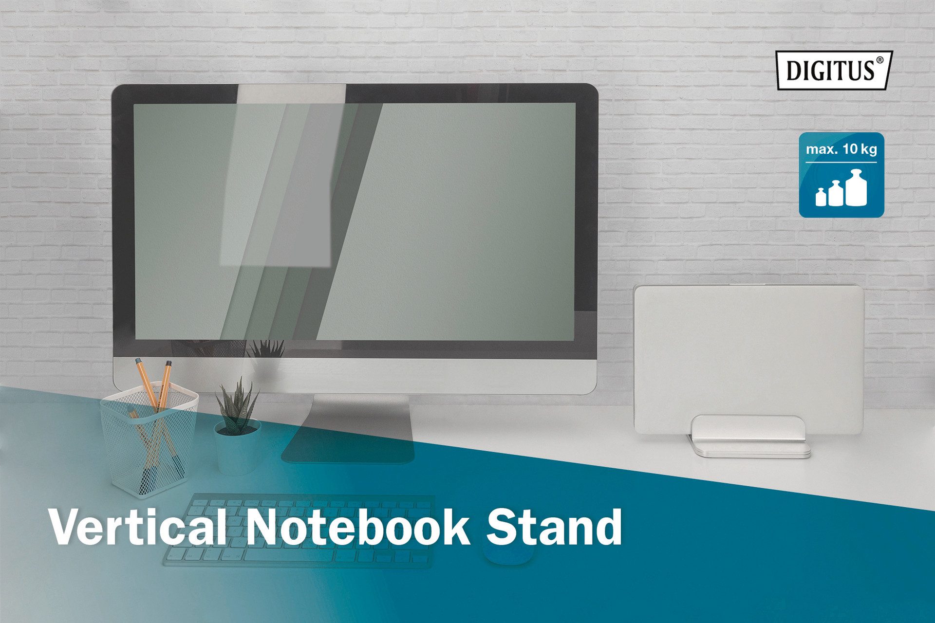 Digitus Laptop standaard Verticale notebookstandaard