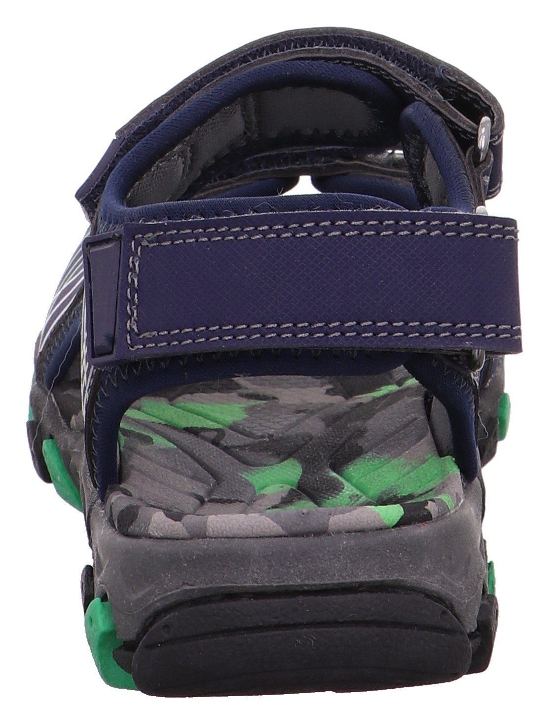 Superfit Sandalen OCEAN KOMBI HENRY , zomerschoen, klittenbandschoen, outdoorschoen, met 3 klittenbandsluitingen