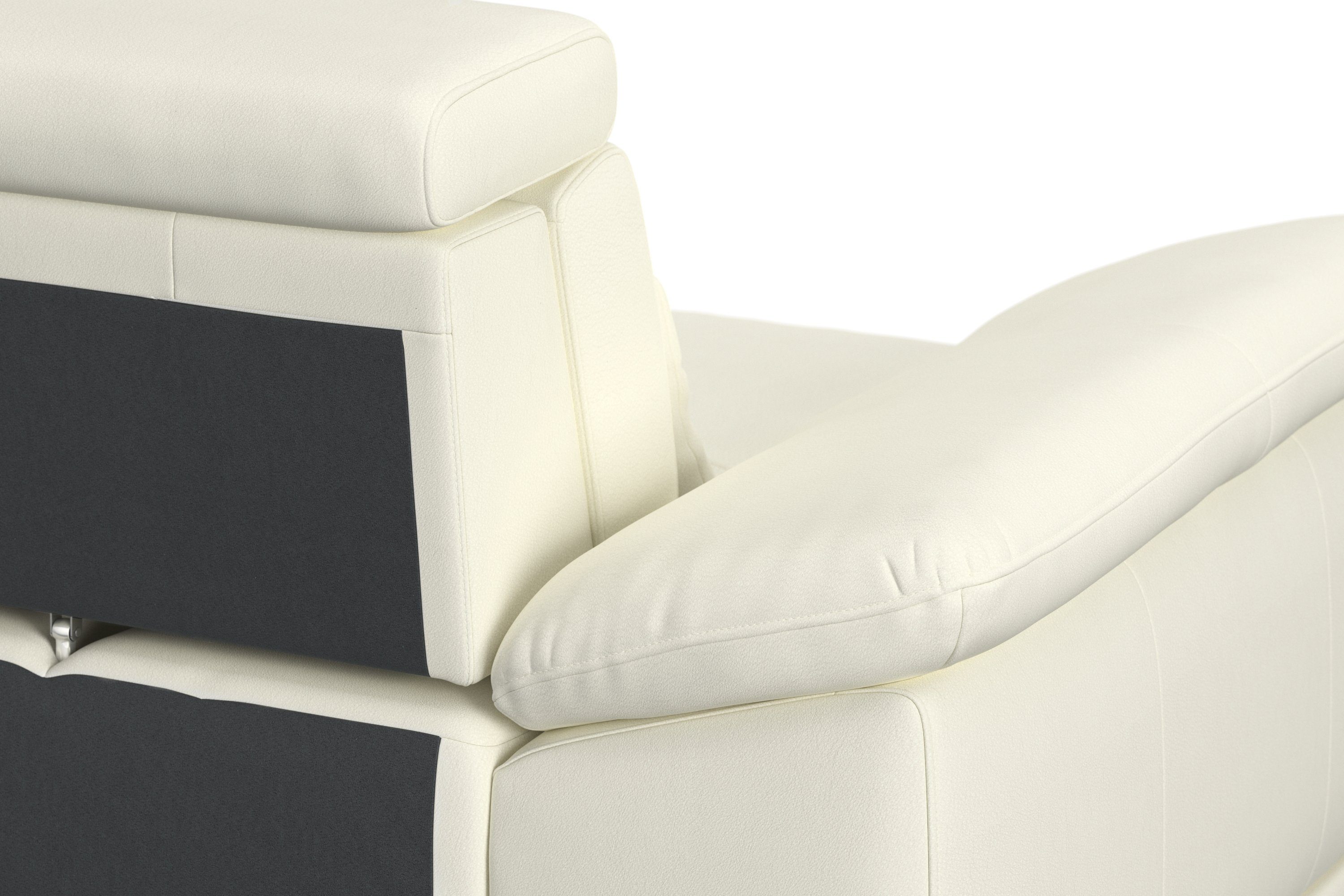 sit&more Hoekbank Cabrio L-vorm, met zitdiepteverstelling, arm- en hoofdsteunverstelling