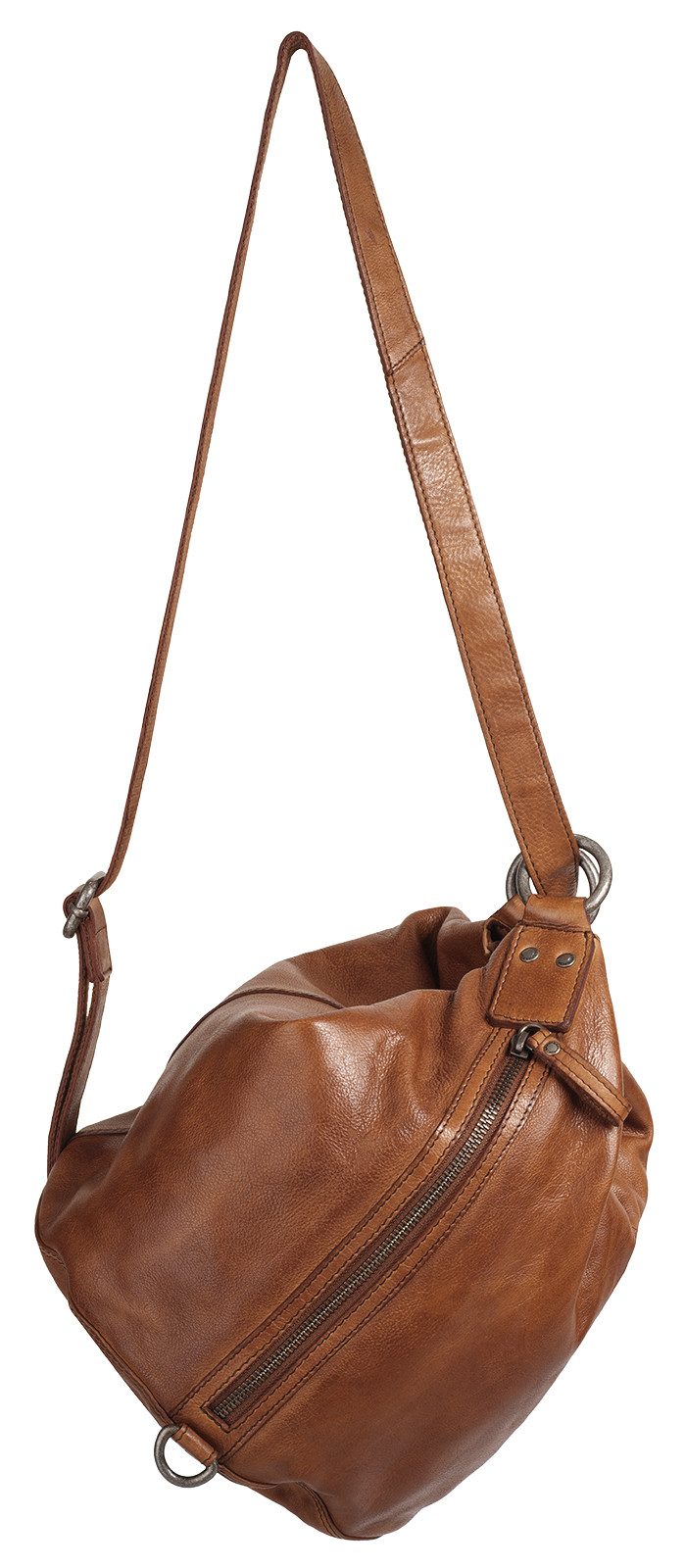 Spikes & Sparrow Schoudertas echt leder