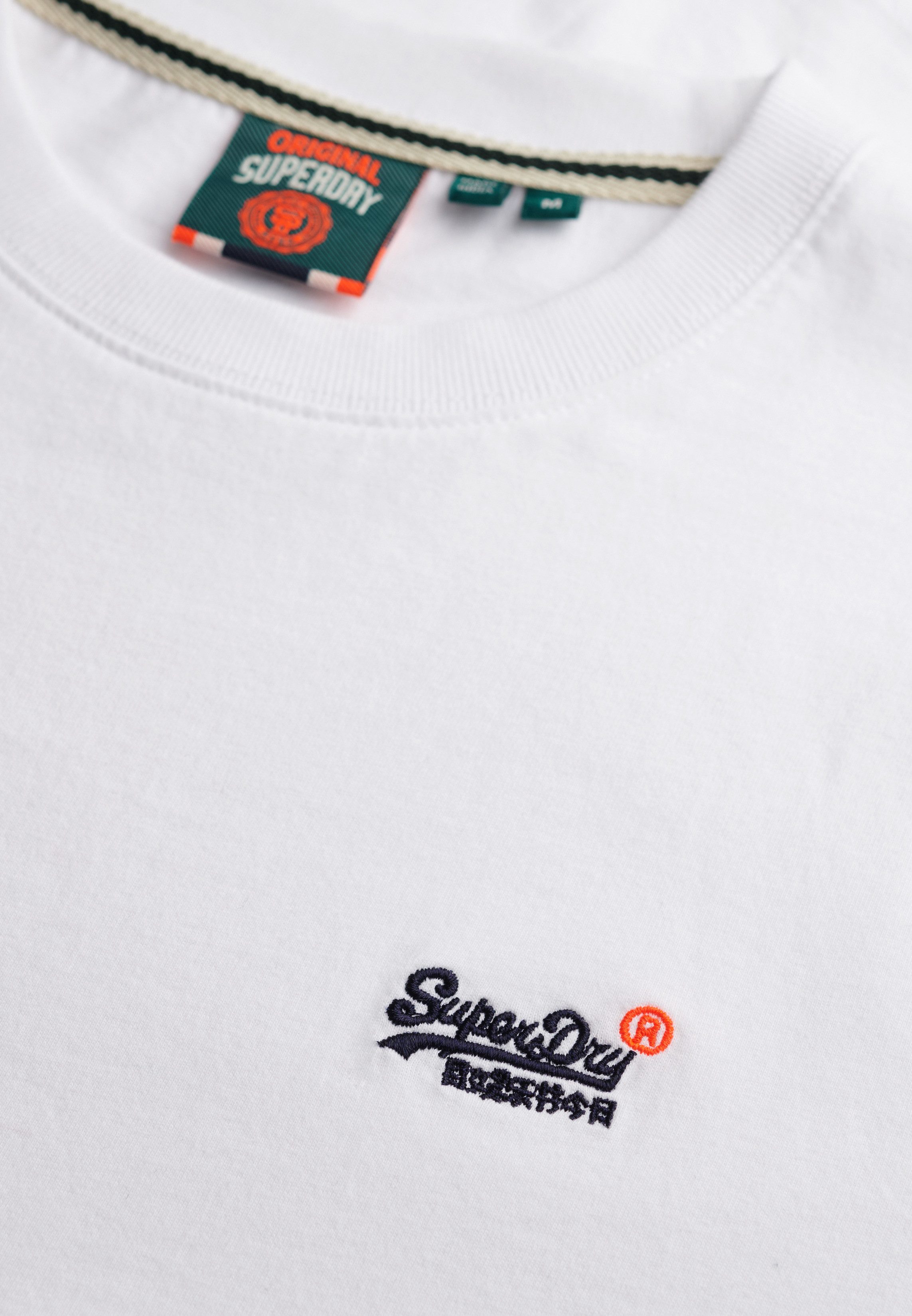 Superdry Shirt met ronde hals ESSENTIAL CONTRAST EMB TEE