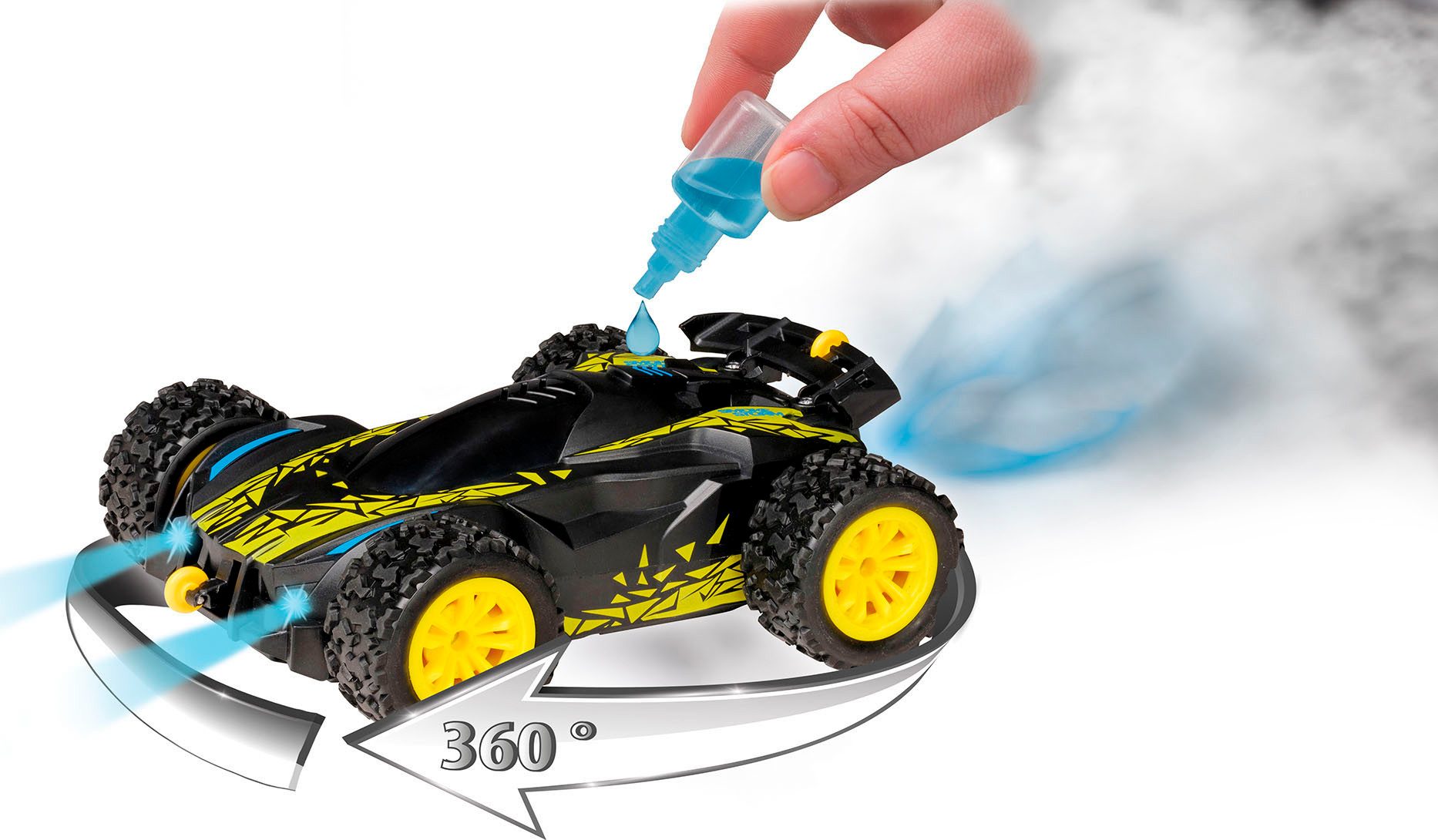 Happy People Radiografisch bestuurbare auto Smoke Storm met licht- en geluidseffect