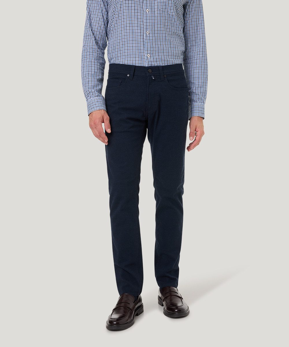 Pierre Cardin 5-pocket jeans PC-Lyon heren slim fit jeans maat 34 blauw