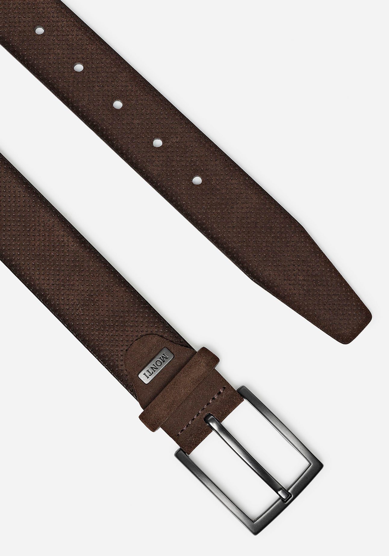 MONTI Synthetische riem Valencia 3,5 cm breed, klassiek-business, inkortbaar