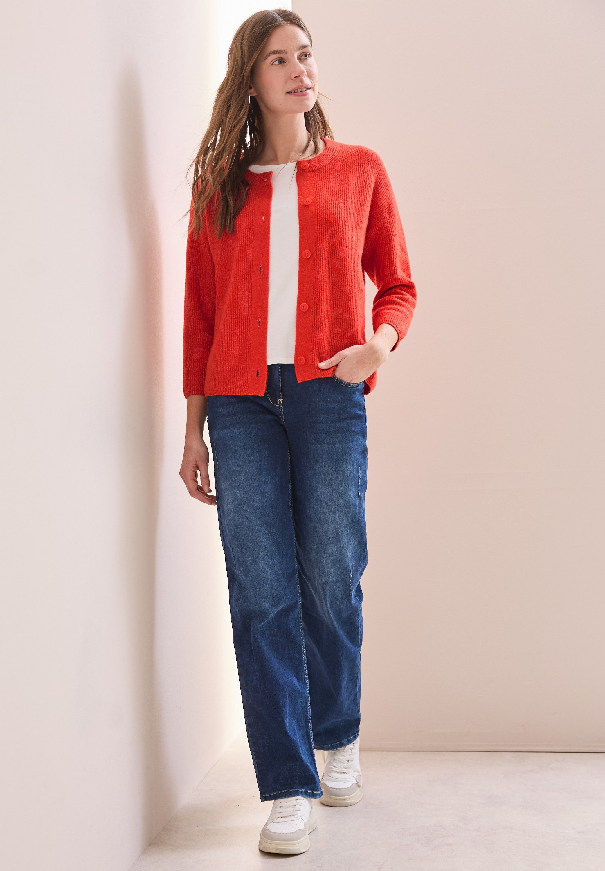Cecil Cardigan met 3/4-mouwen