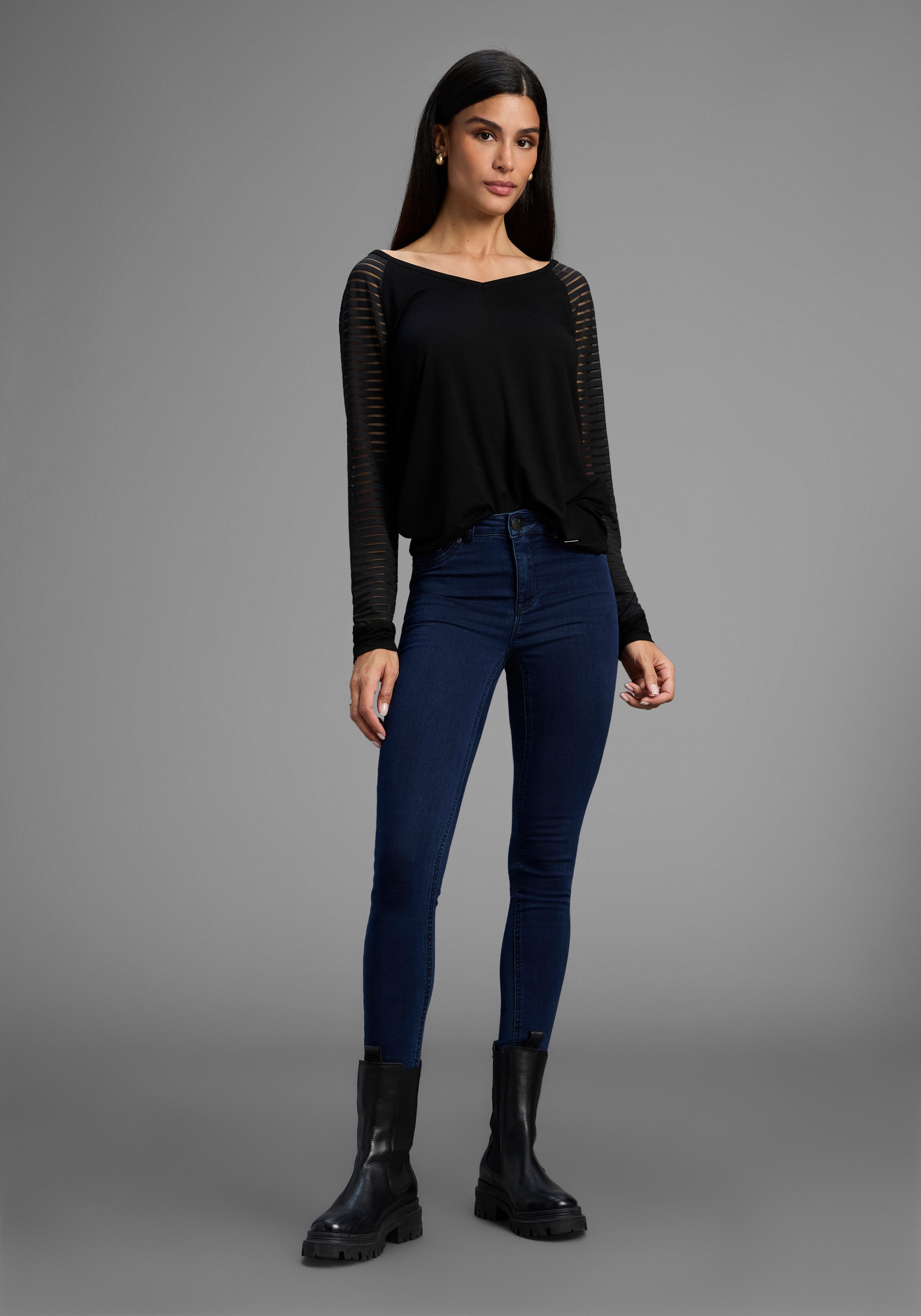 Bruno Banani Shirt met V-hals