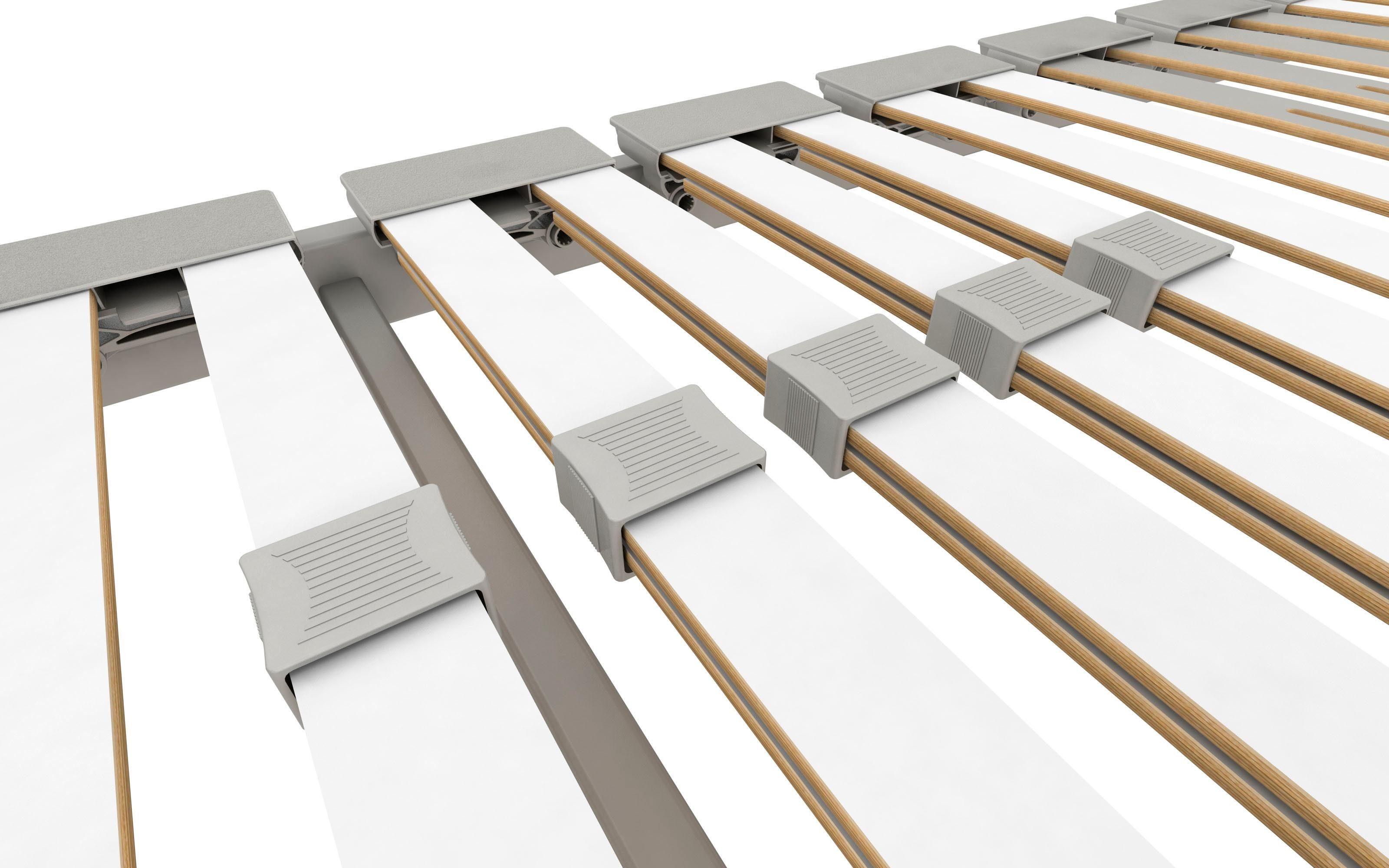 Schlaraffia Lattenbodem Classic 28 plus NV Lattenbodem met 5 ergonomie-zones, 90x200 cm en diverse andere eenheden (1 stuk)