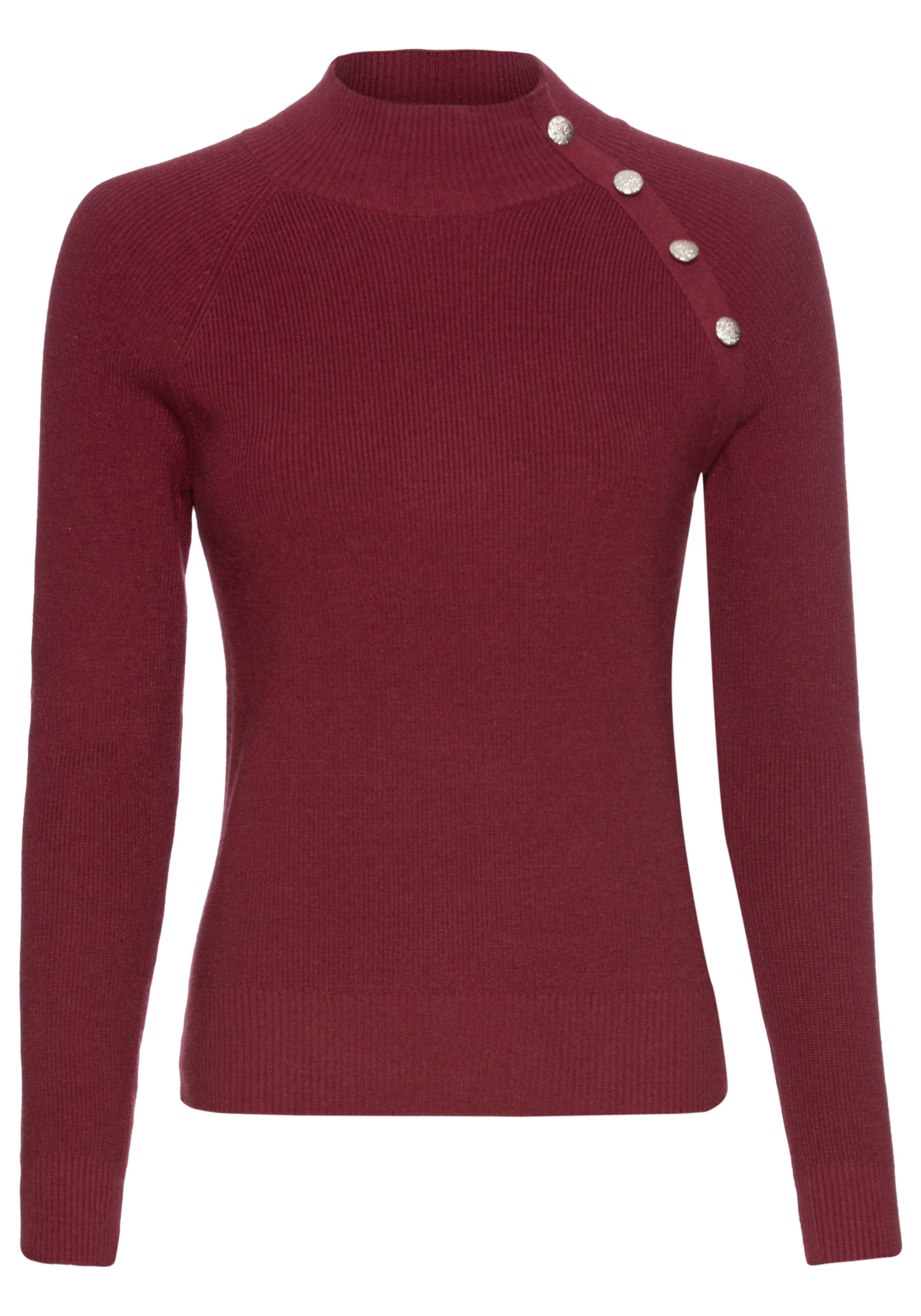 Laura Scott Gebreide trui met knoopdetail