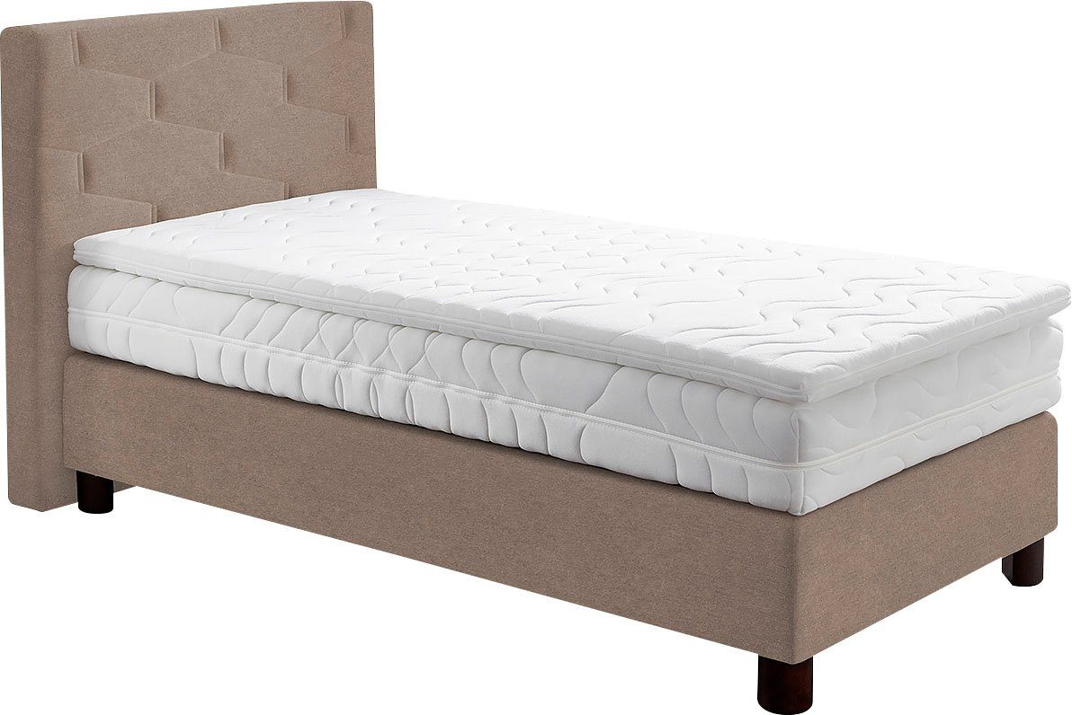 Westfalia Polsterbetten Boxspring naar keuze met topmatras boxsprings bruin