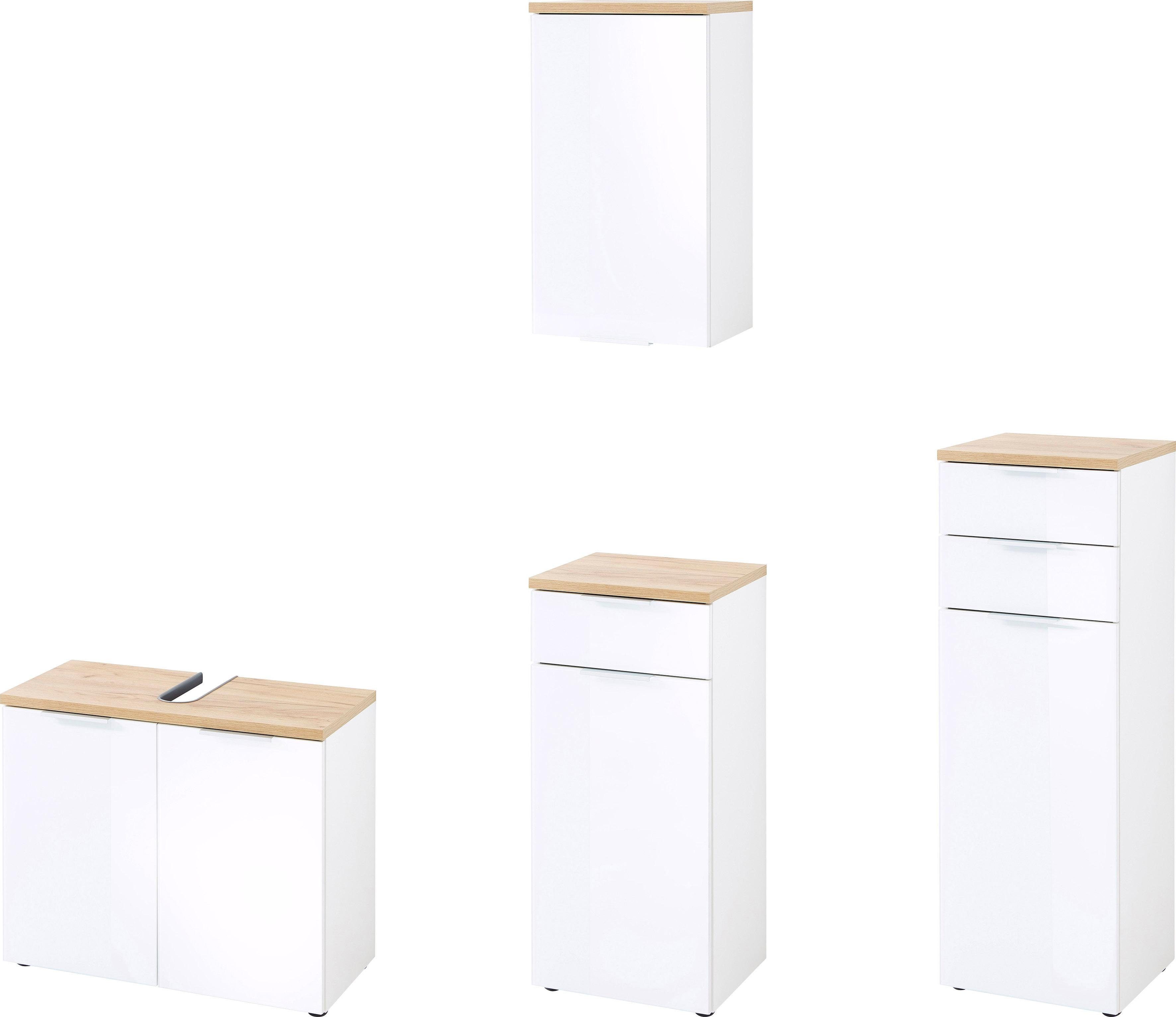 GERMANIA Badkamerserie Pescara (set, 4-delig) badmeubelsets wit