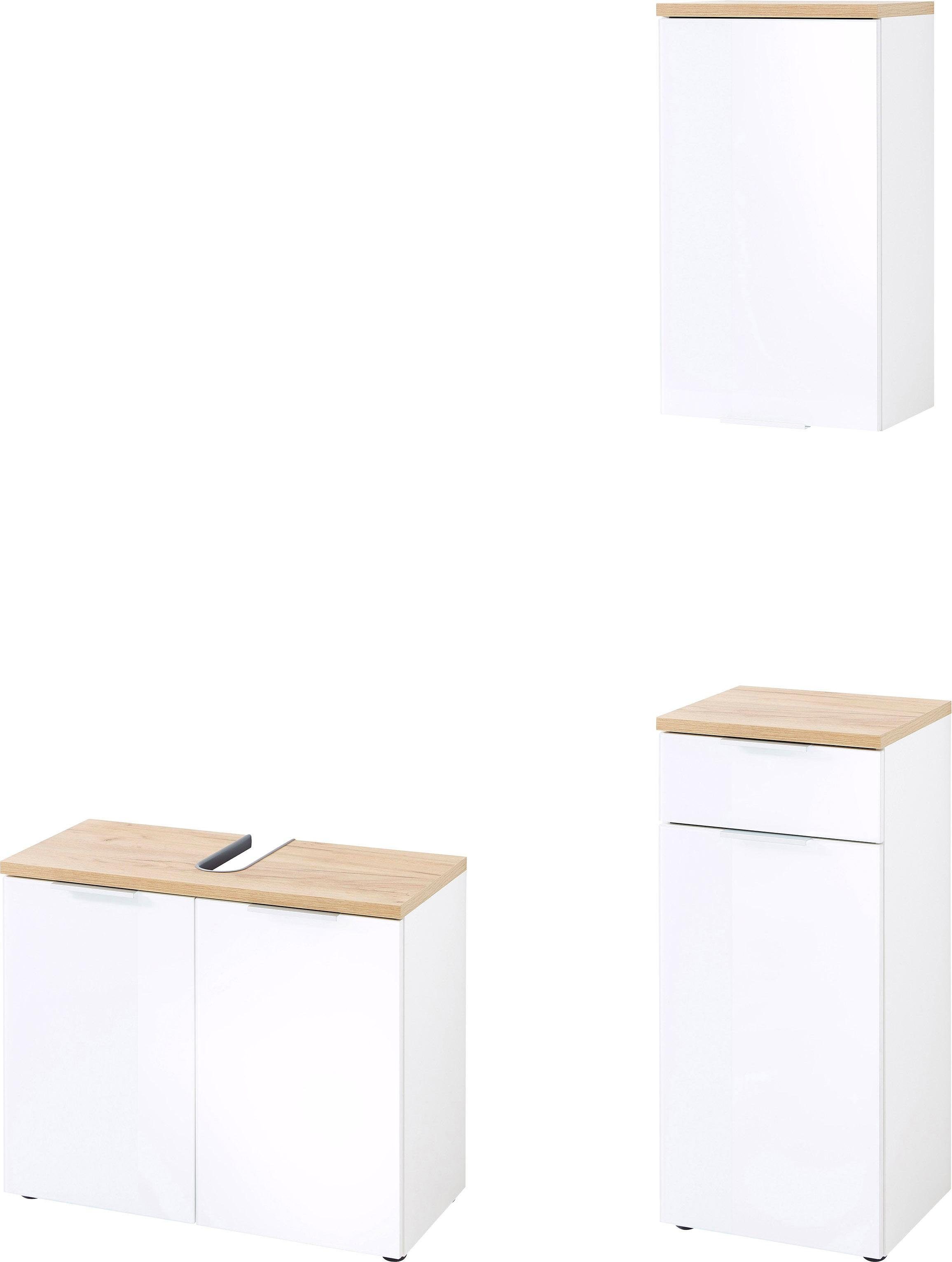GERMANIA Badkamerserie Pescara (set, 3-delig) badmeubelsets wit