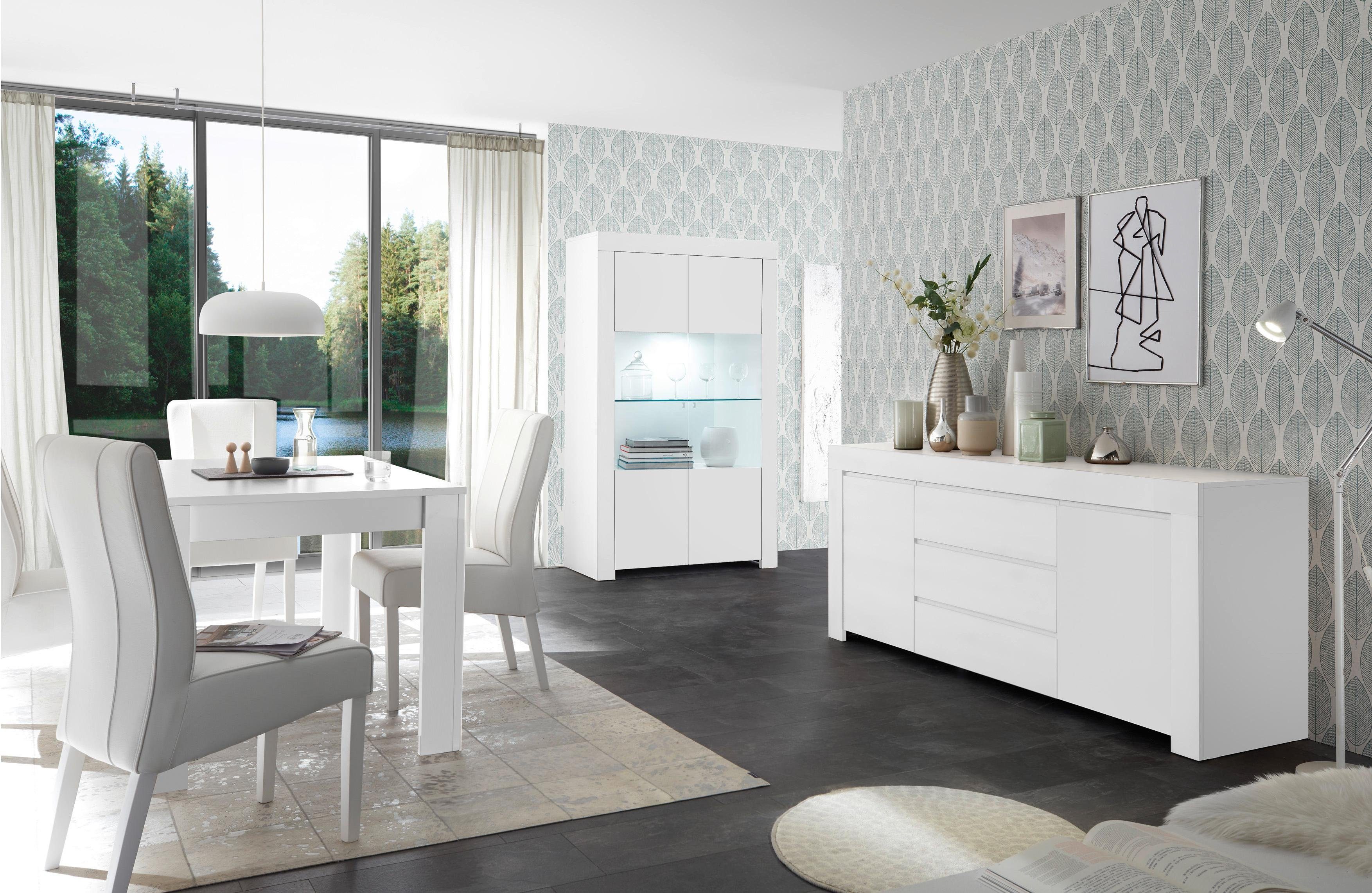 INOSIGN Eettafel Firenze Breedte 137-185 cm, inclusief insteekblad
