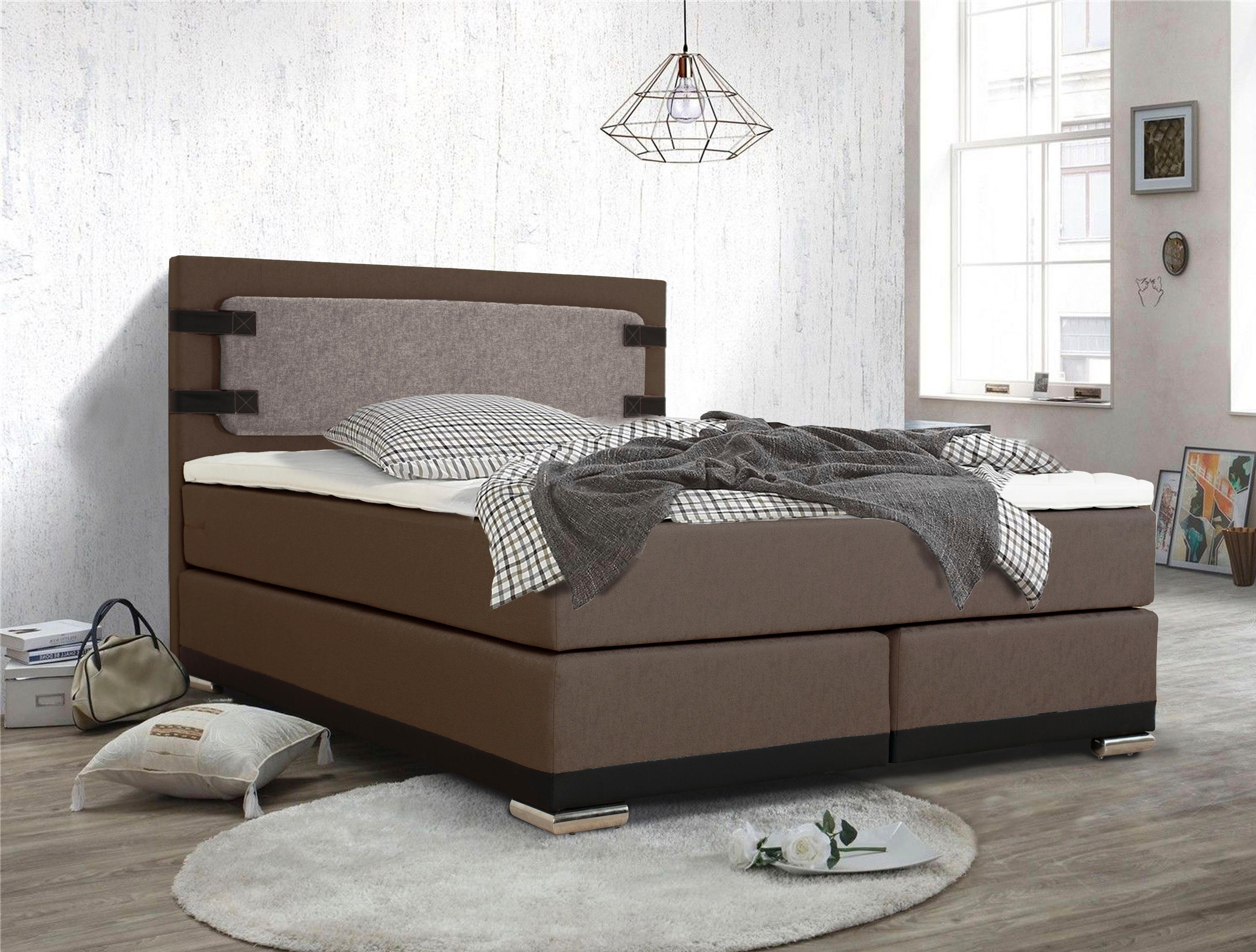 INOSIGN Boxspring Strada incl. topmatras, 3 breedten, 3 hardheid-uitvoeringen