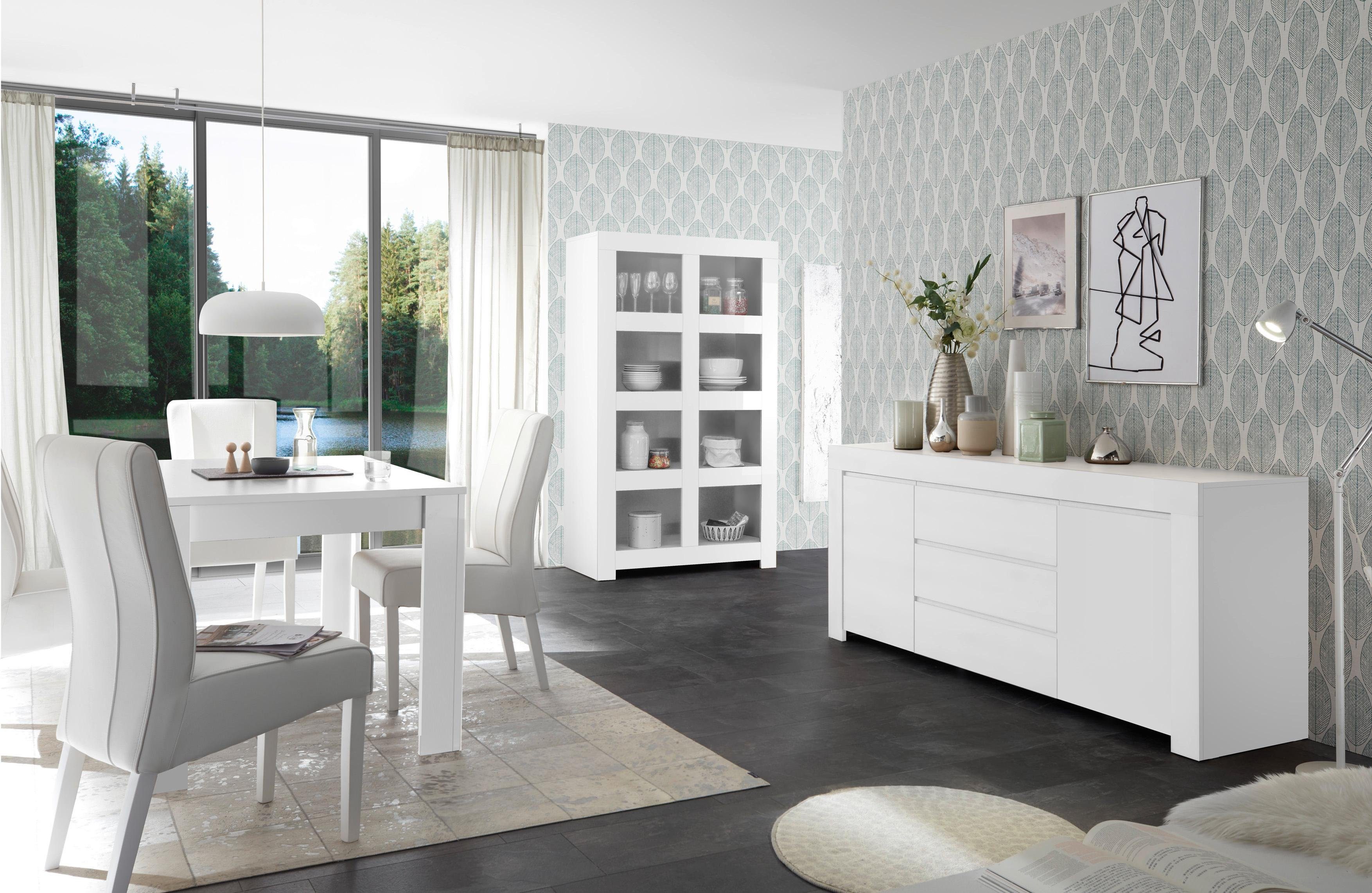 INOSIGN Eettafel Firenze Breedte 137-185 cm, inclusief insteekblad