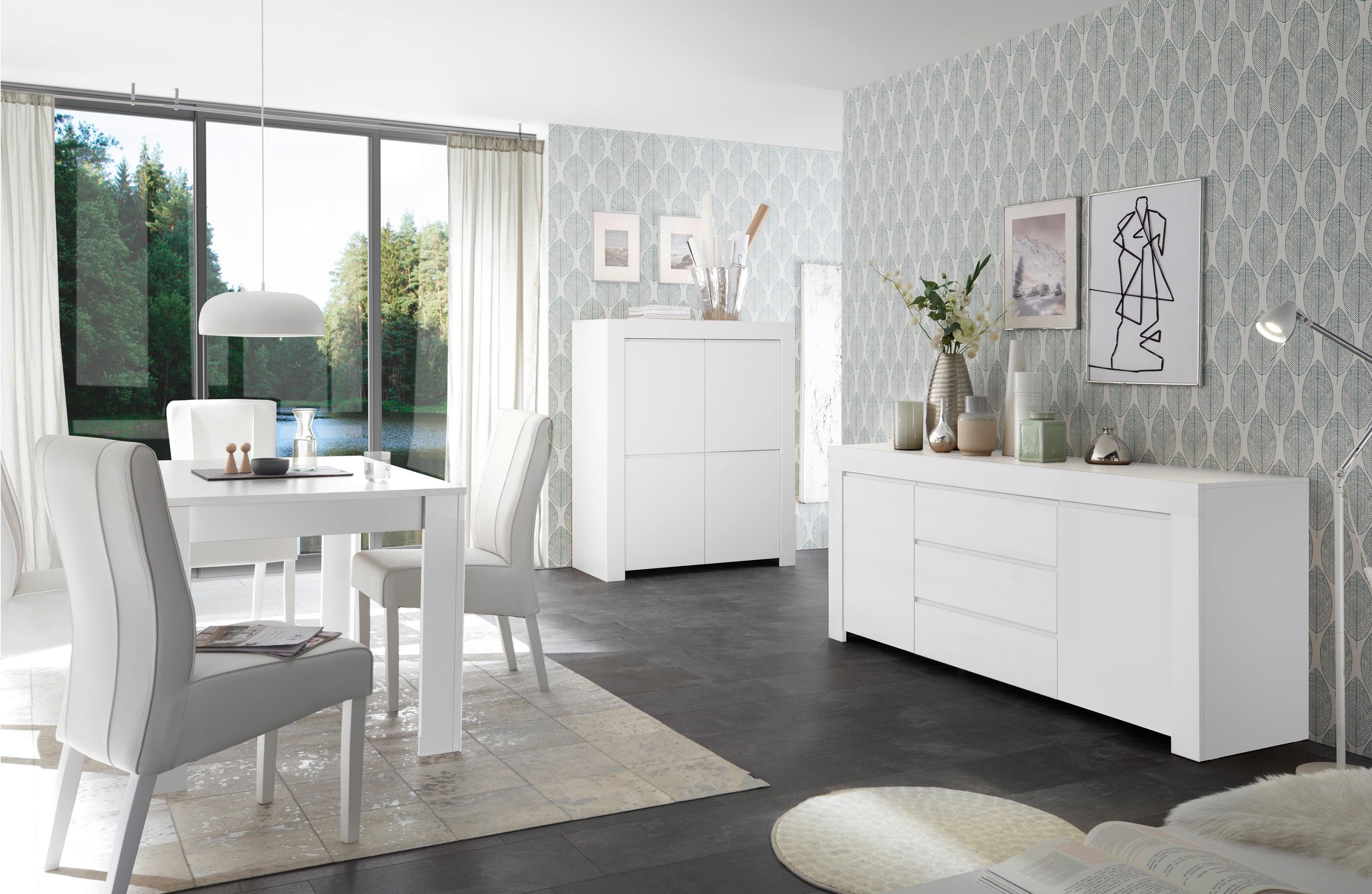 INOSIGN Eettafel Firenze Breedte 137-185 cm, inclusief insteekblad