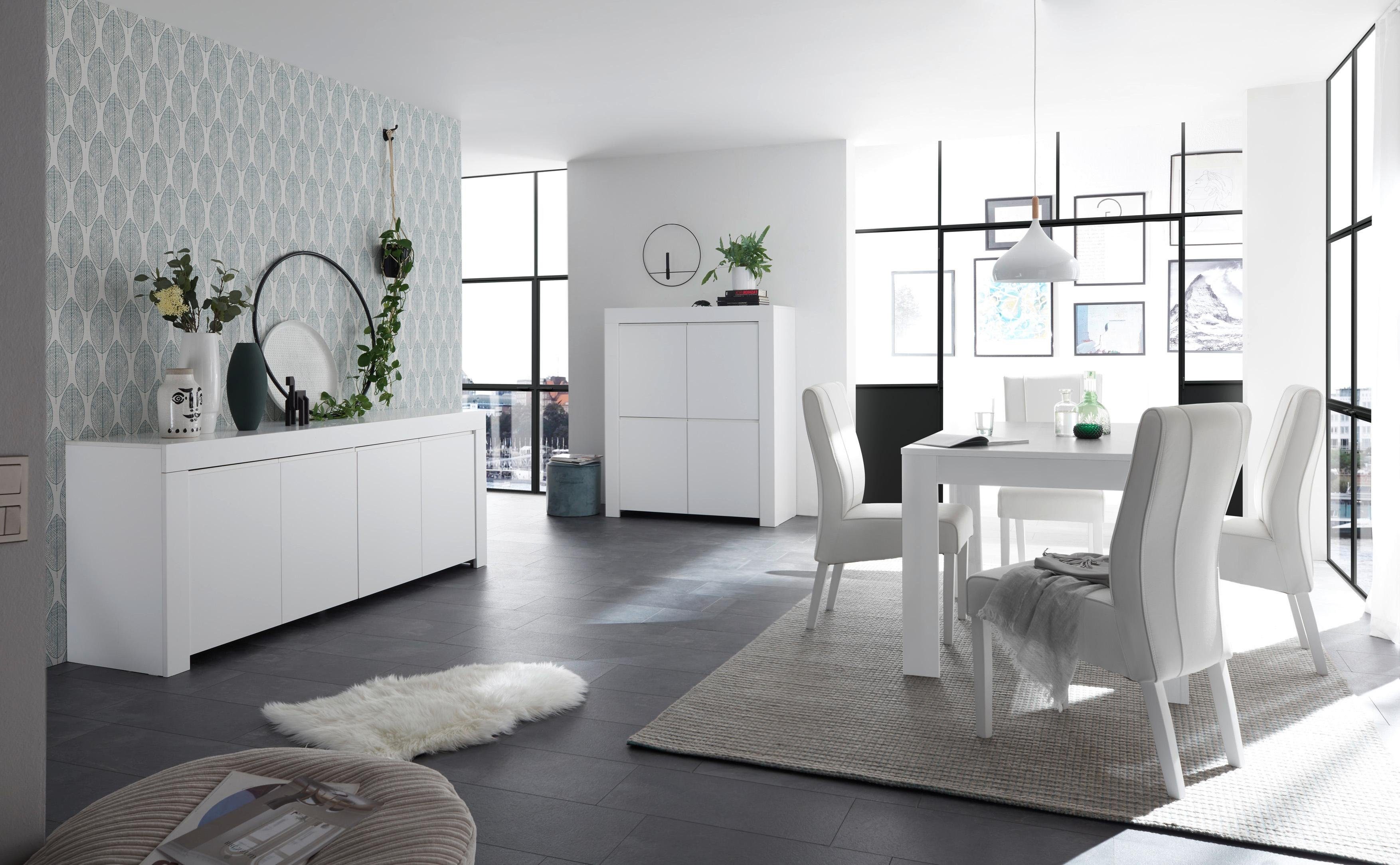 INOSIGN Eettafel Firenze Breedte 137-185 cm, inclusief insteekblad