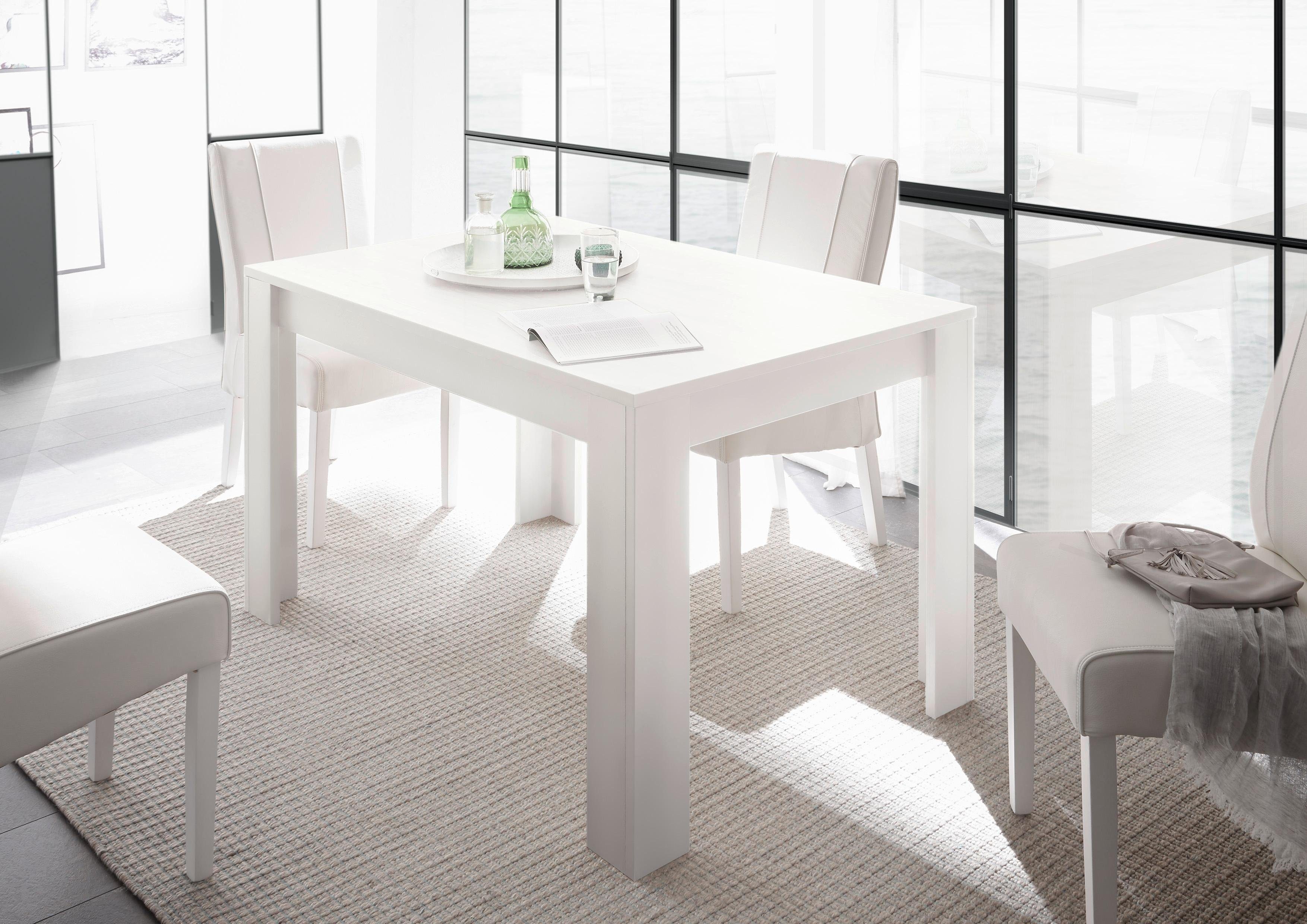 INOSIGN Eettafel Firenze Breedte 137-185 cm, inclusief insteekblad