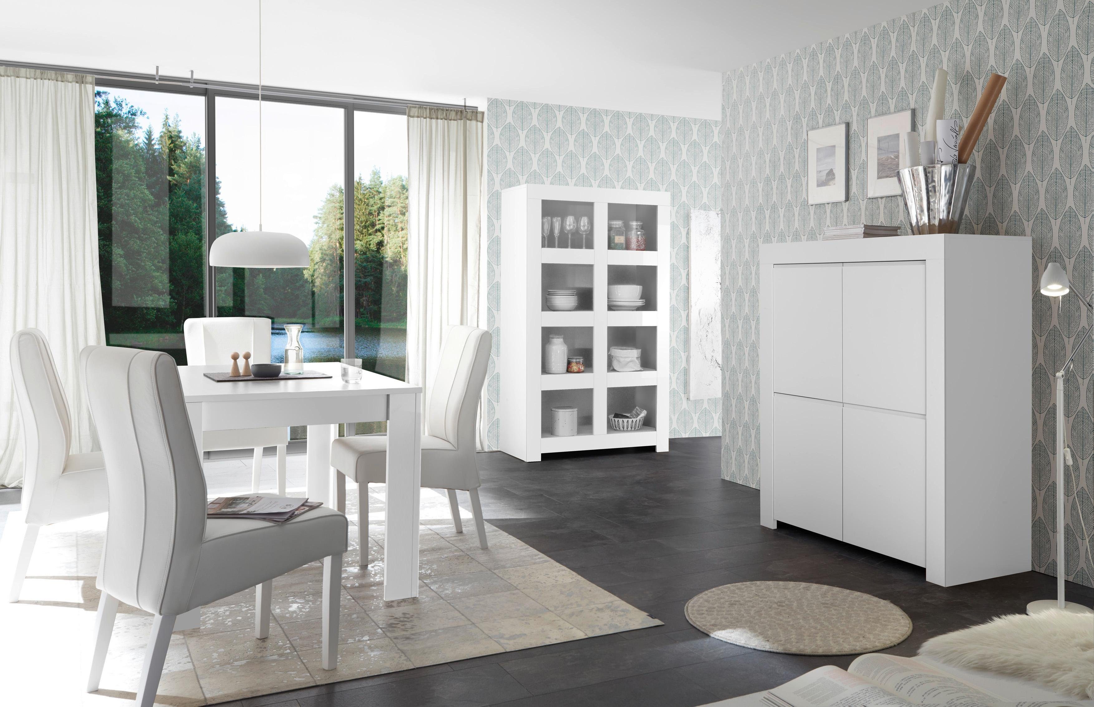 INOSIGN Eettafel Firenze Breedte 137-185 cm, inclusief insteekblad