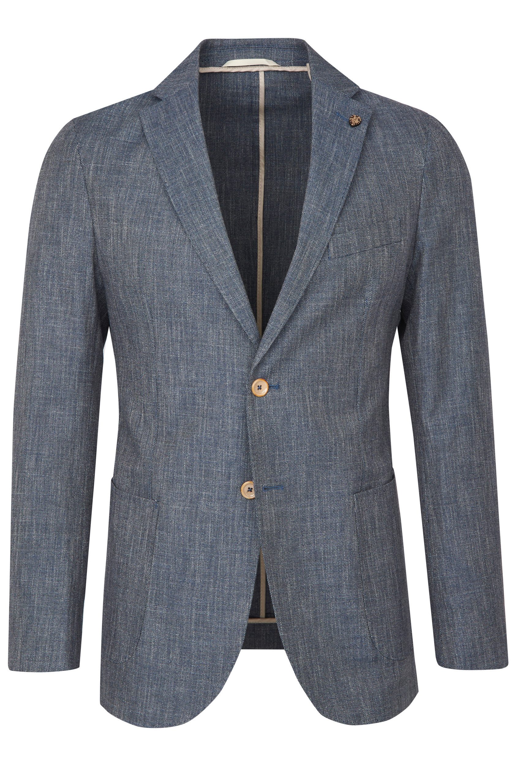 Bugatti Colbert met nobele structuur heren colberts & blazers maat 56 blauw