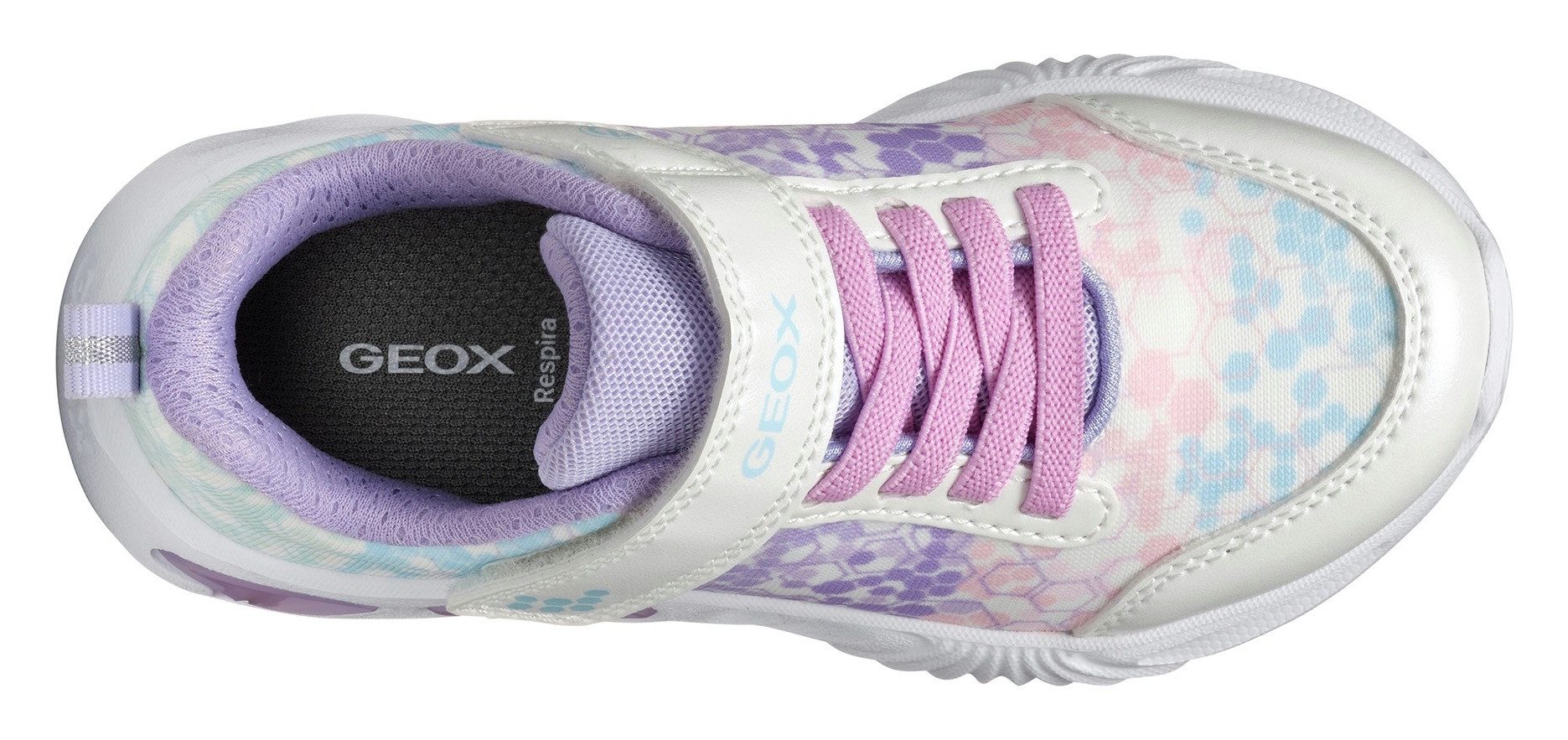 Geox Sneakers J ASSISTER GIRL knipperschoen , lage schoen, klittenbandschoen met textielvoering