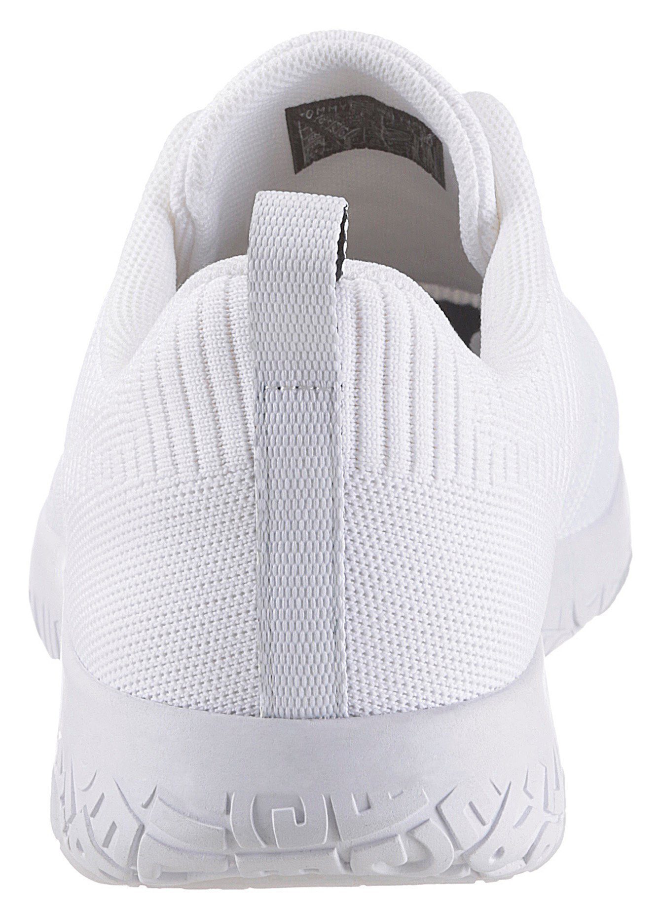 Tommy Hilfiger Sneakers CORPORATE KNIT RIB RUNNER met zijlogo-vlag, vrijetijdsschoen, lage schoen, veterschoen