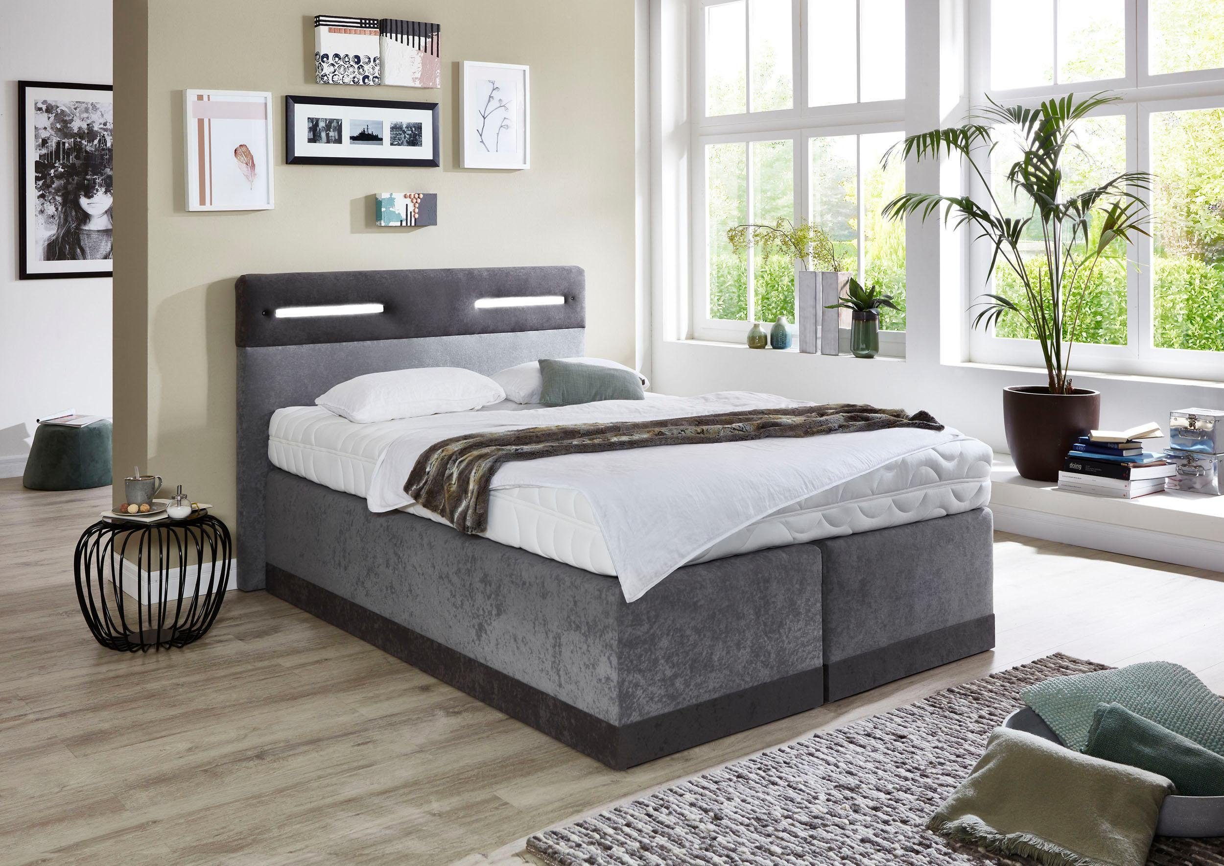 Westfalia Polsterbetten Boxspring met ledverlichting