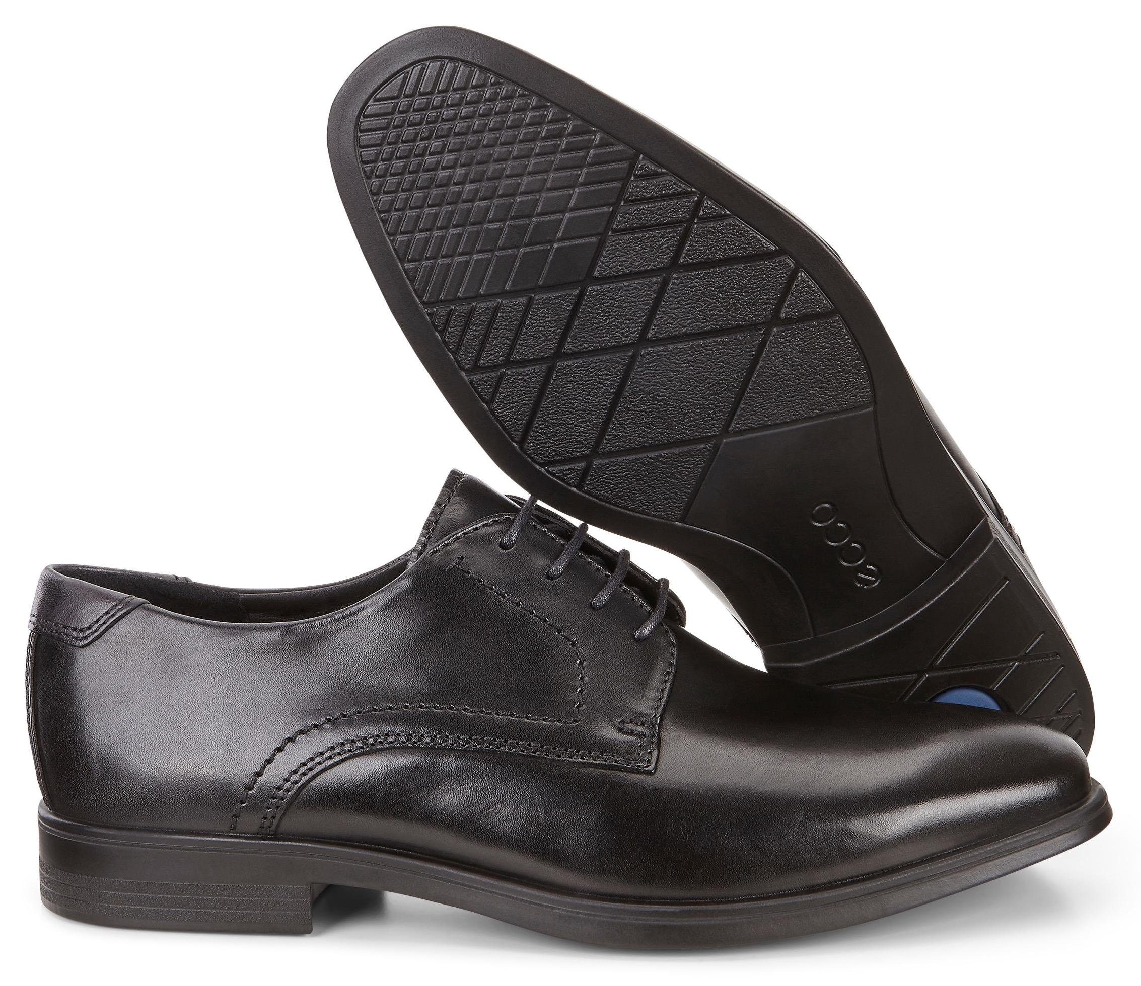 Ecco Veterschoenen Melbourne met zijnaad, vrijetijdsschoen, lage schoen, veterschoen