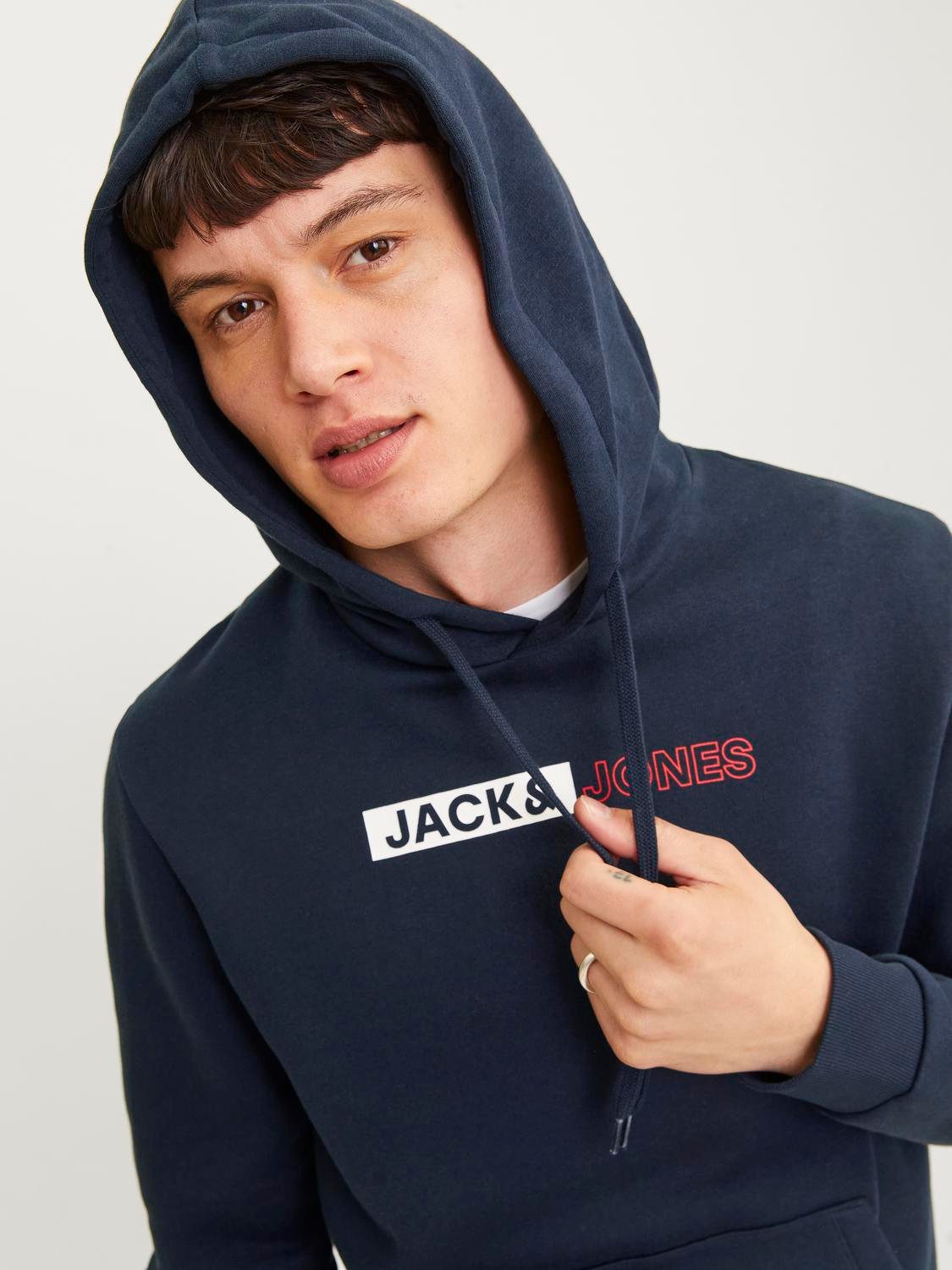 Jack & Jones Hoodie JJECORP LOGO SWEAT HOOD PLAY NOOS