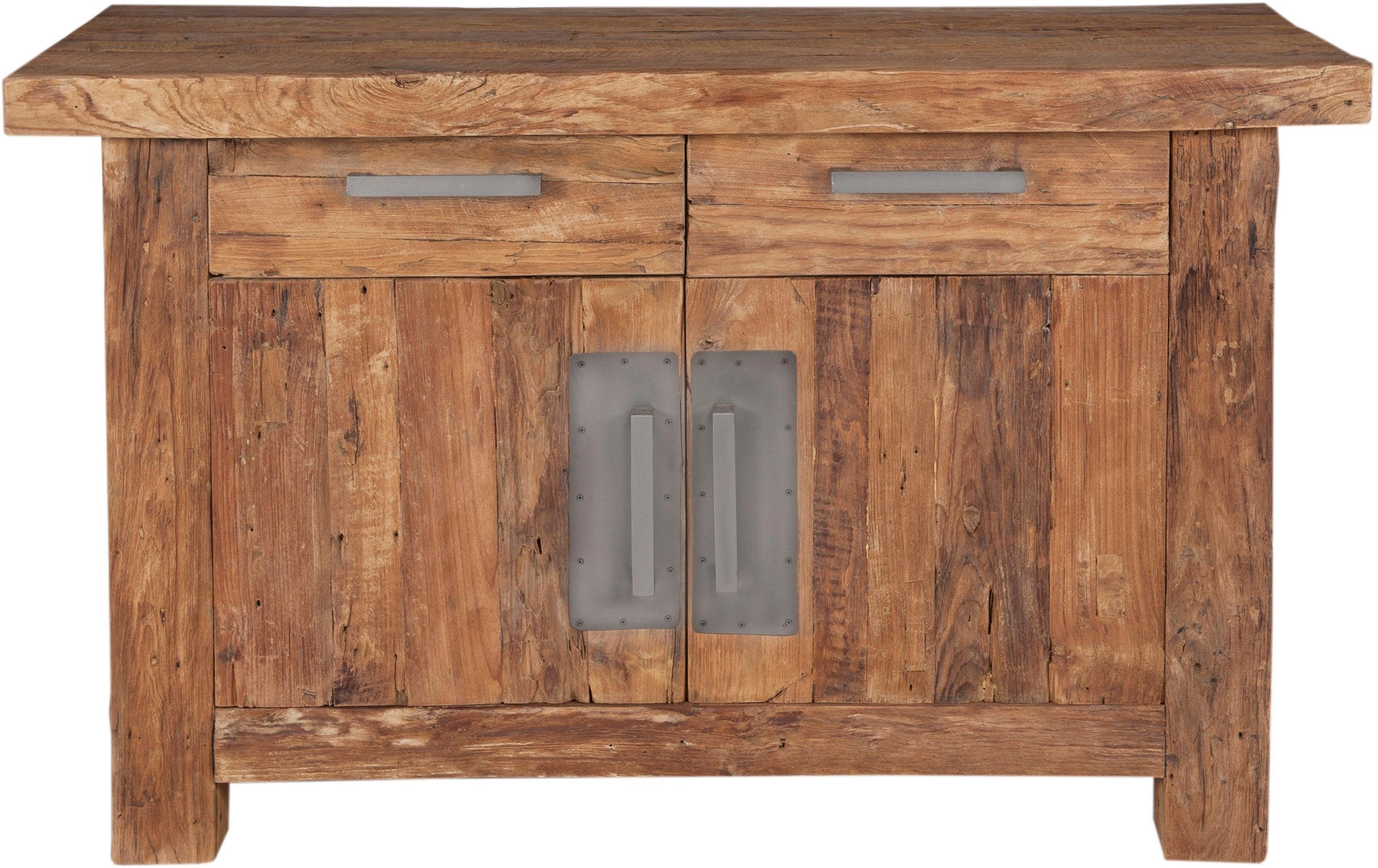 SIT Kast Coral van gerecyclede teak-gebruikt hout, breedte 125 cm