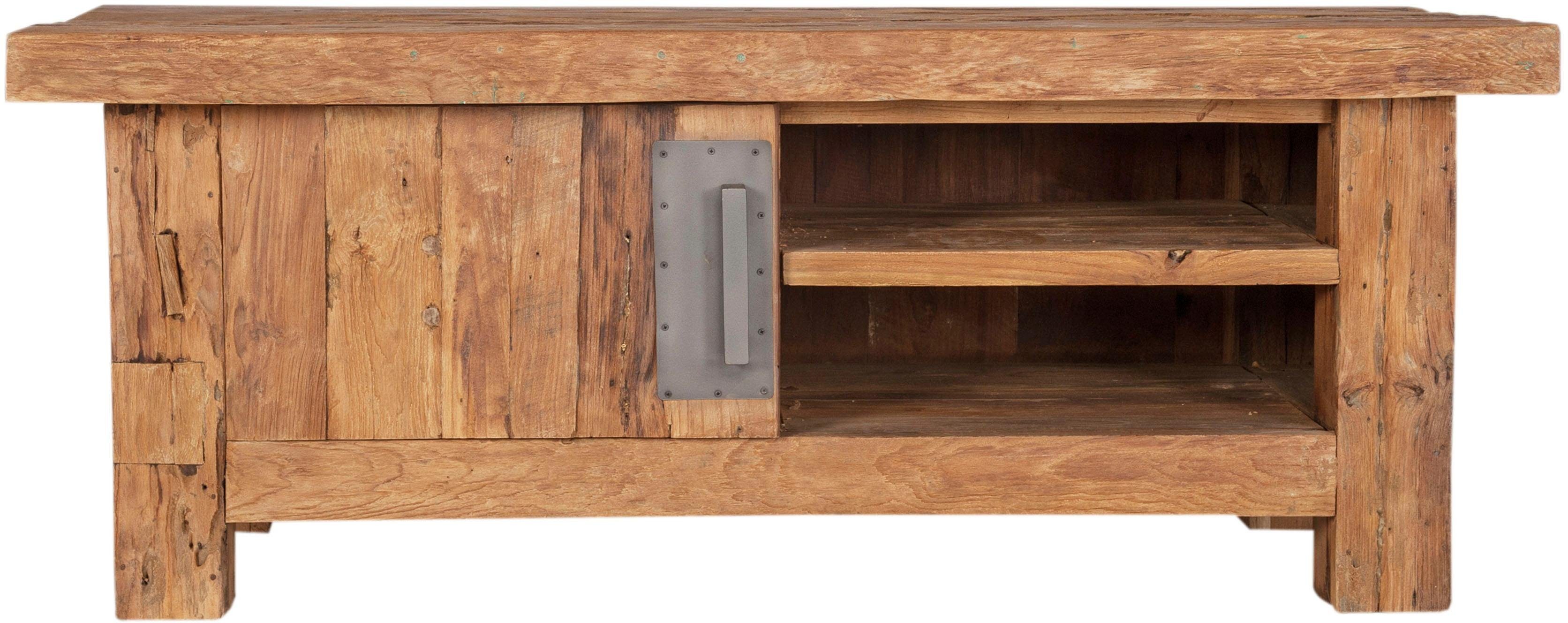 SIT Tv-meubel Coral van gerecyclede teak-gebruikt hout, breedte 130 cm