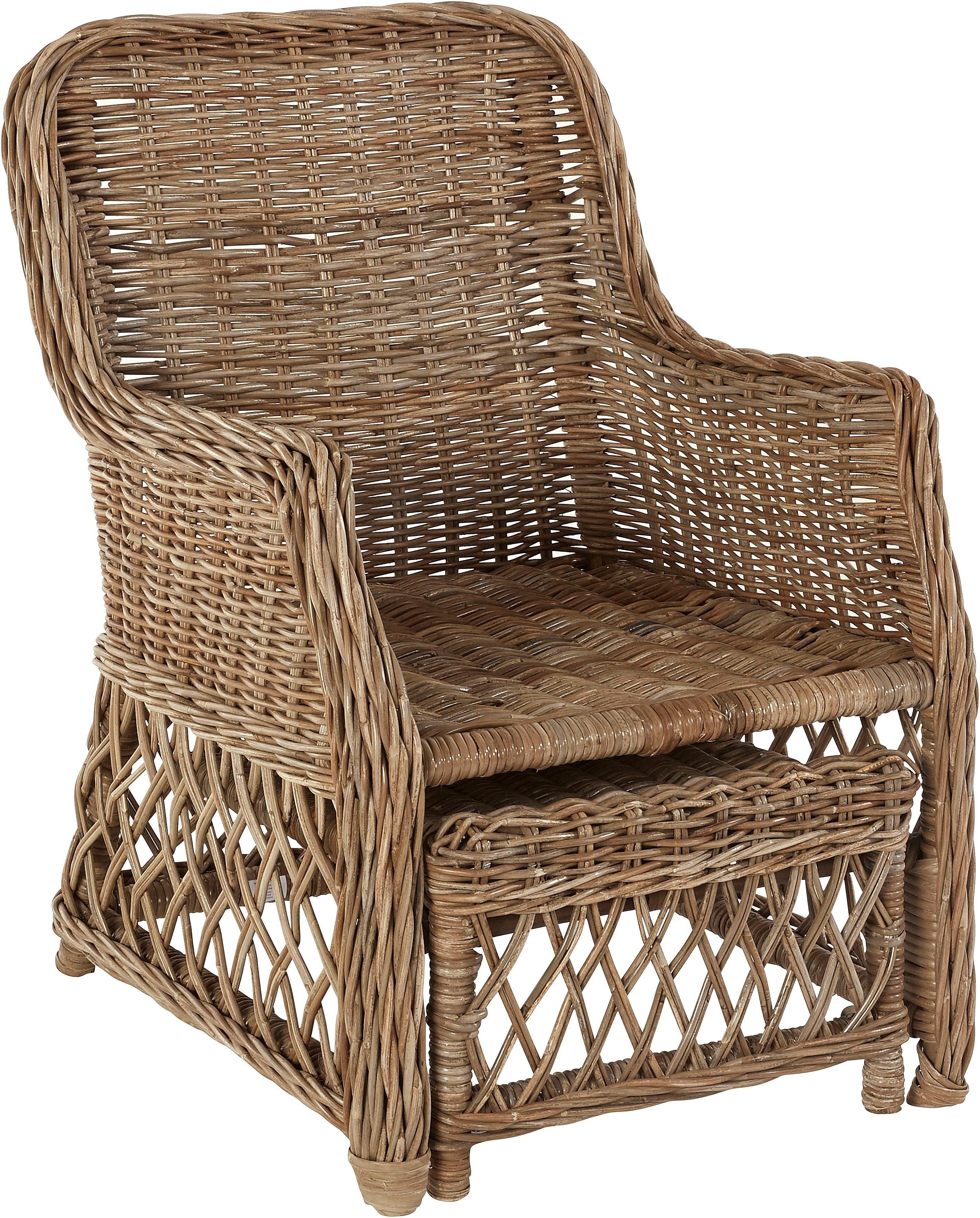 Home affaire Rotanstoel Handwerk, afm. (bxdxh): (67x75x91)