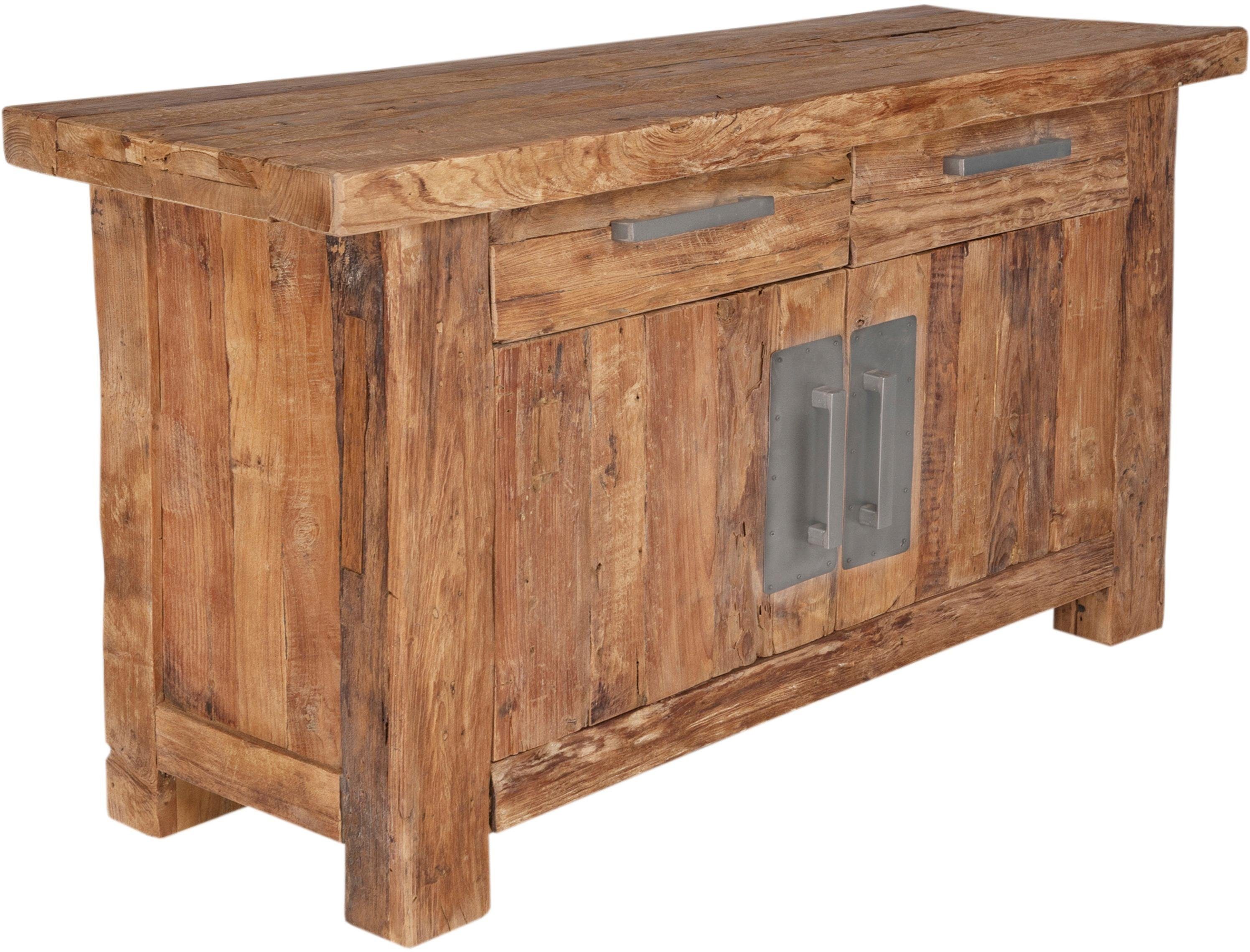 SIT Kast Coral van gerecyclede teak-gebruikt hout, breedte 125 cm