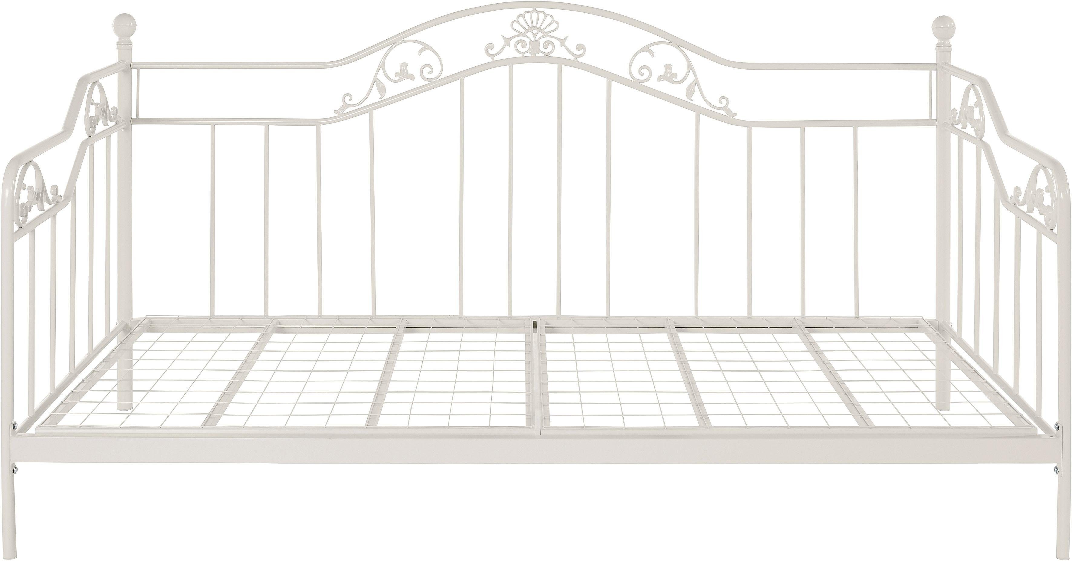 Home affaire Slaapbank TOPSELLER! met uitgebreide versieringen, inclusief metalen lattenbodem