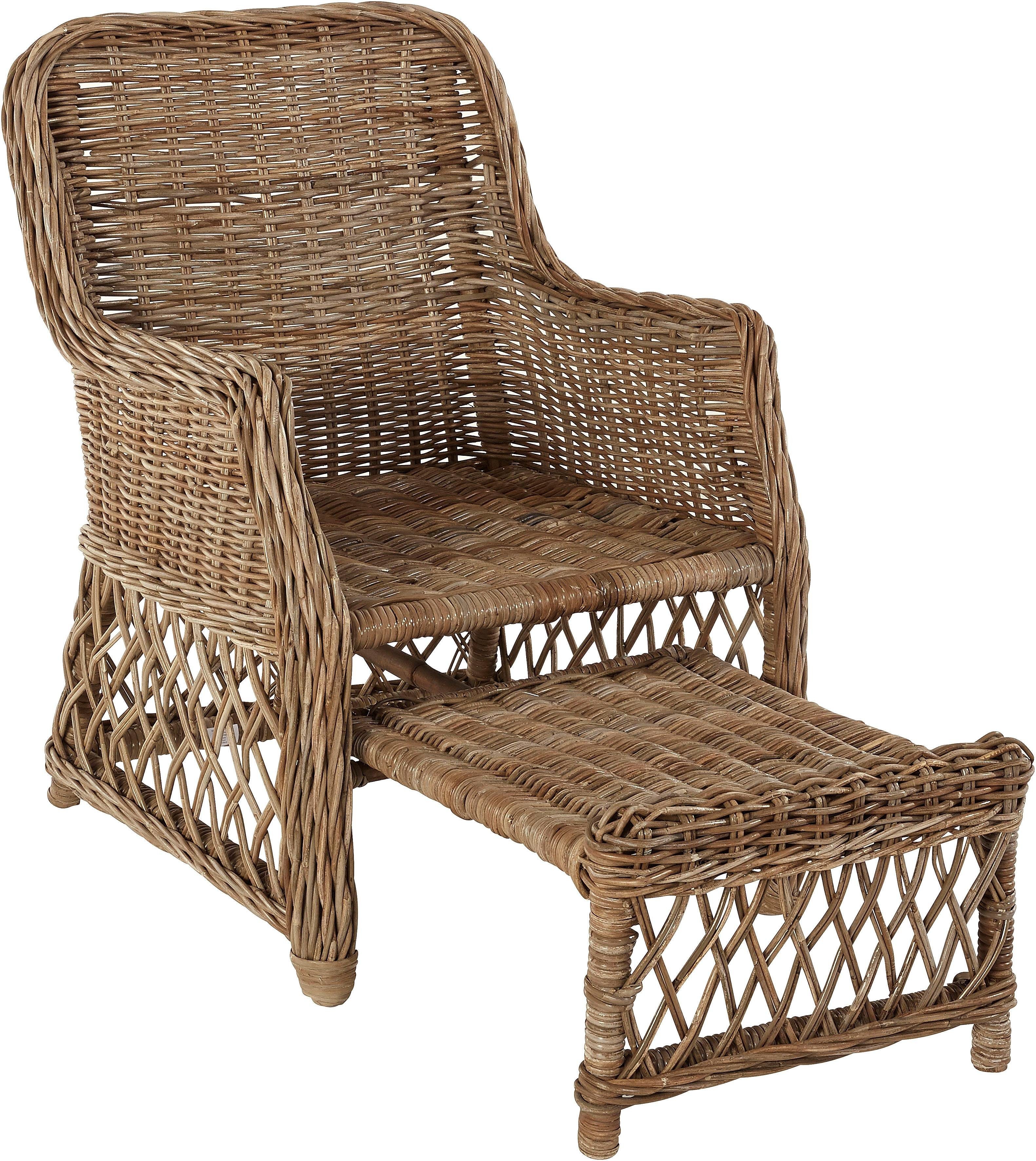 Home affaire Rotanstoel Handwerk, afm. (bxdxh): (67x75x91)