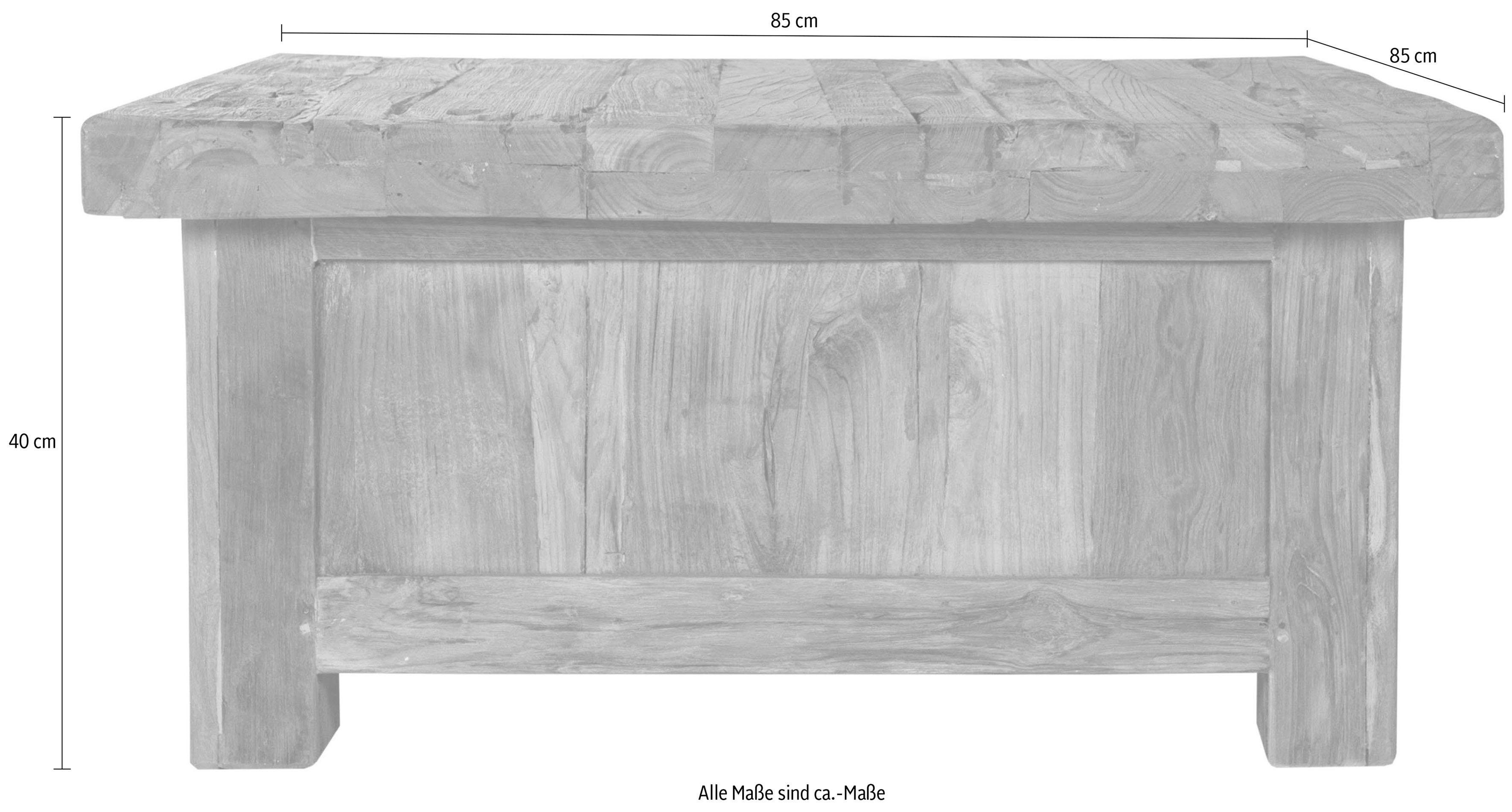 SIT Salontafel Coral van gerecyclede teak-gebruikt hout