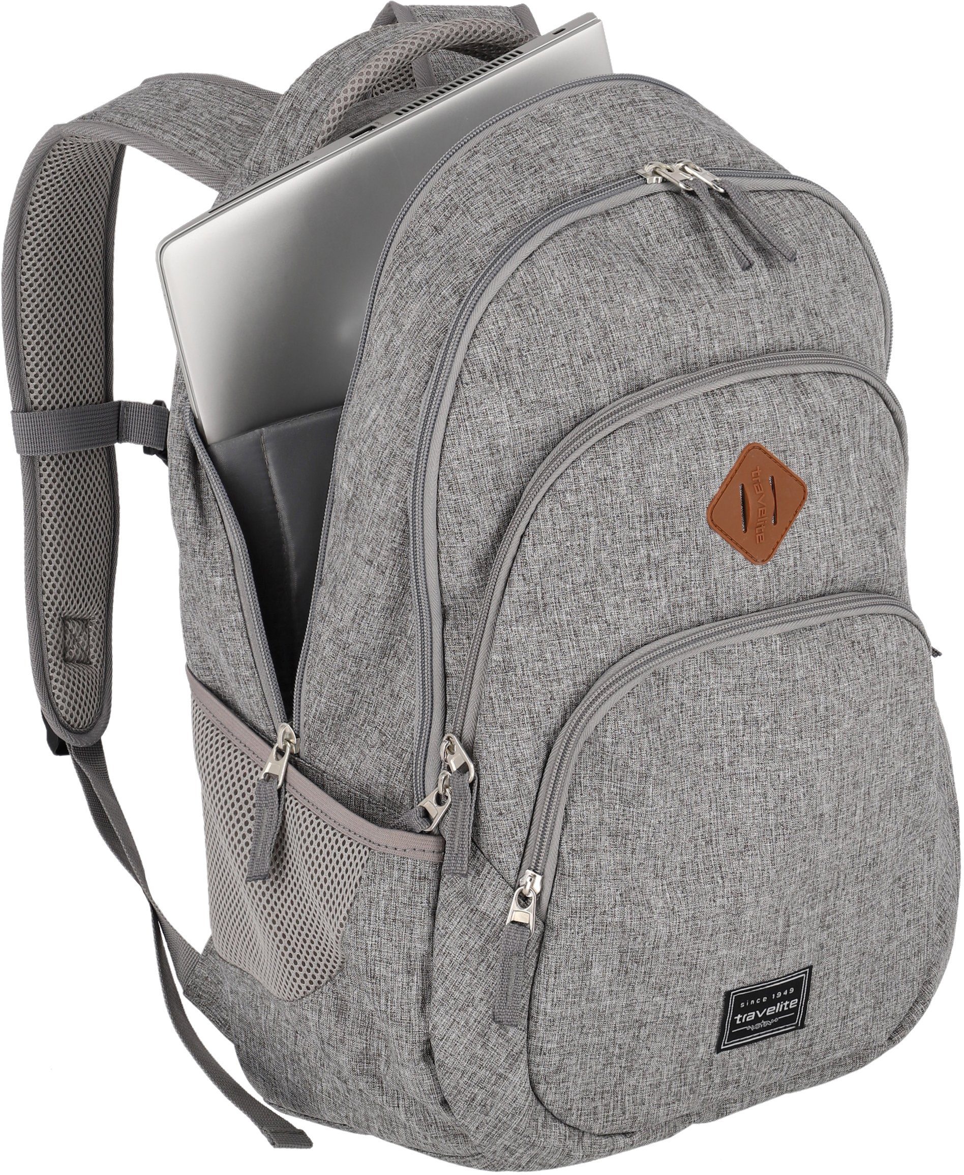 travelite Laptoprugzak BASICS Melange Vrijetijds rugzak werk rugzak school rugzak reis rugzak