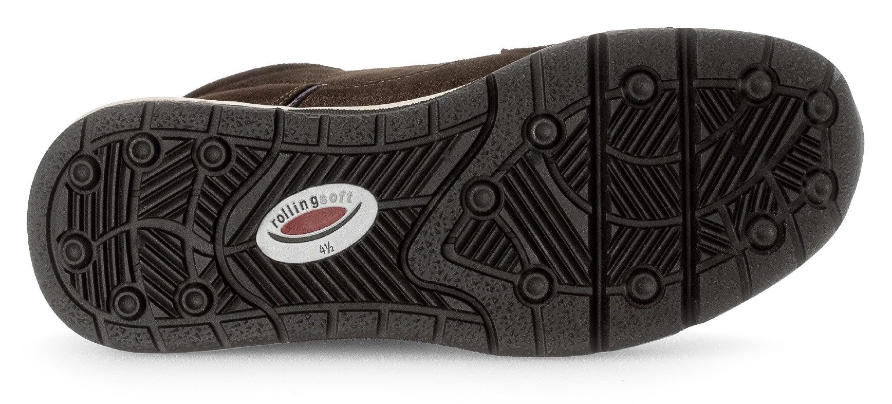Gabor Rollingsoft Sneakers met sleehak , vrijetijdsschoen, veterschoen, veterschoenen met uitneembare binnenzool
