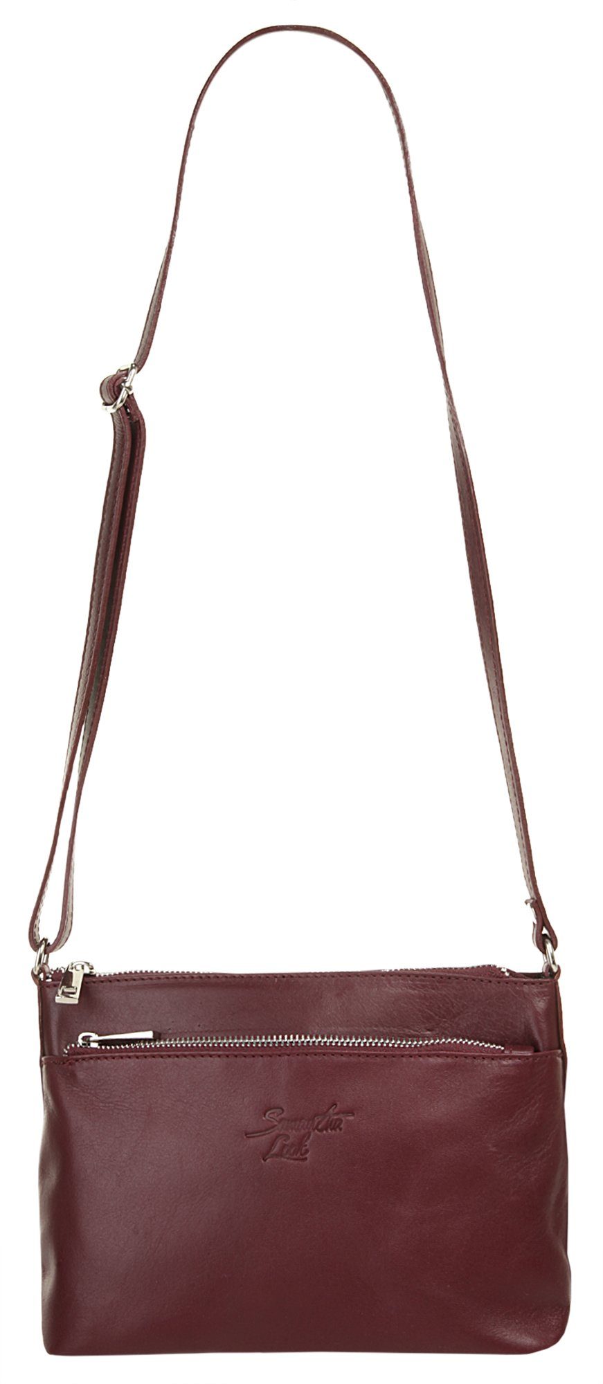 Samantha Look Schoudertas echt leer, made in italy