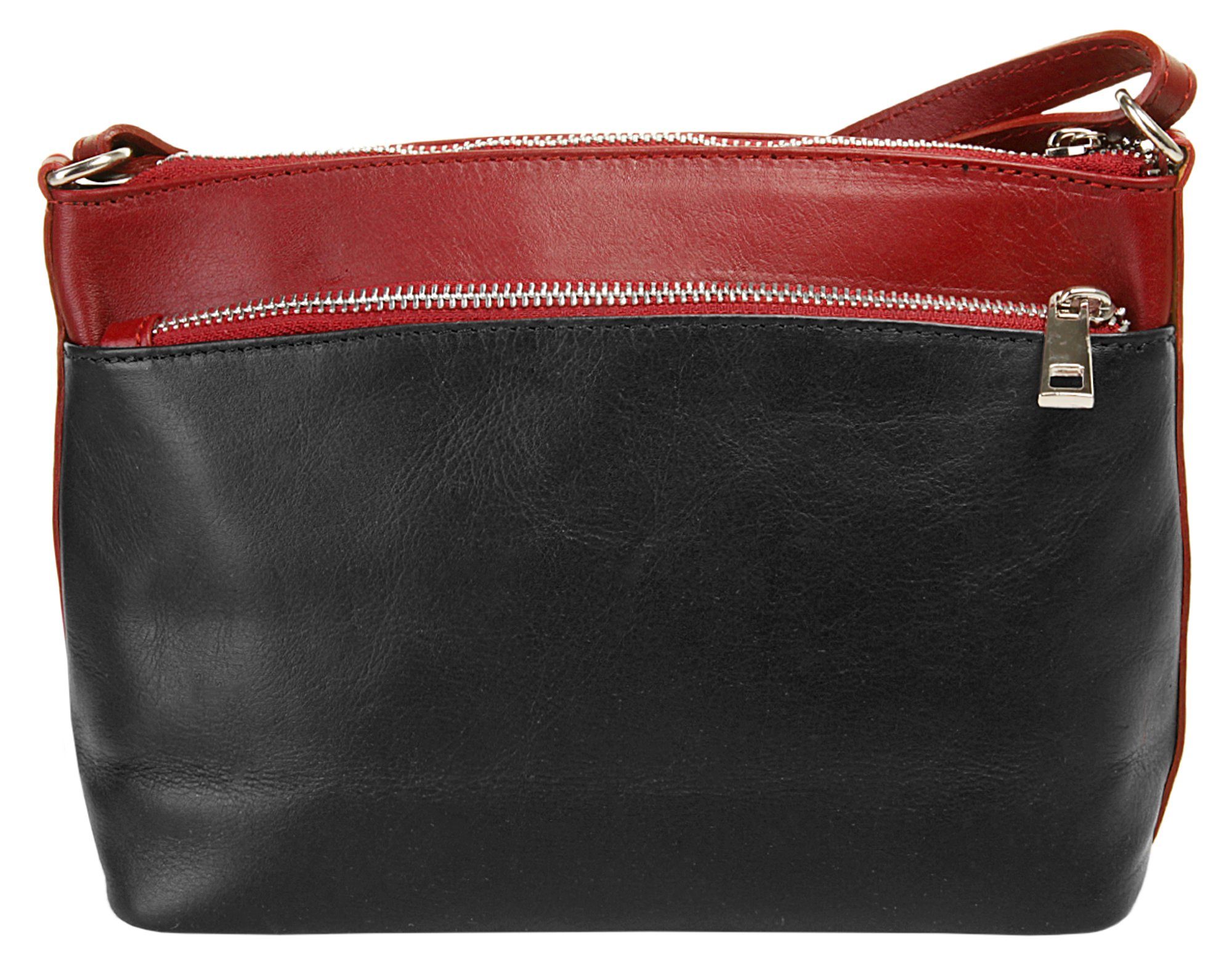 Samantha Look Schoudertas echt leer, made in italy