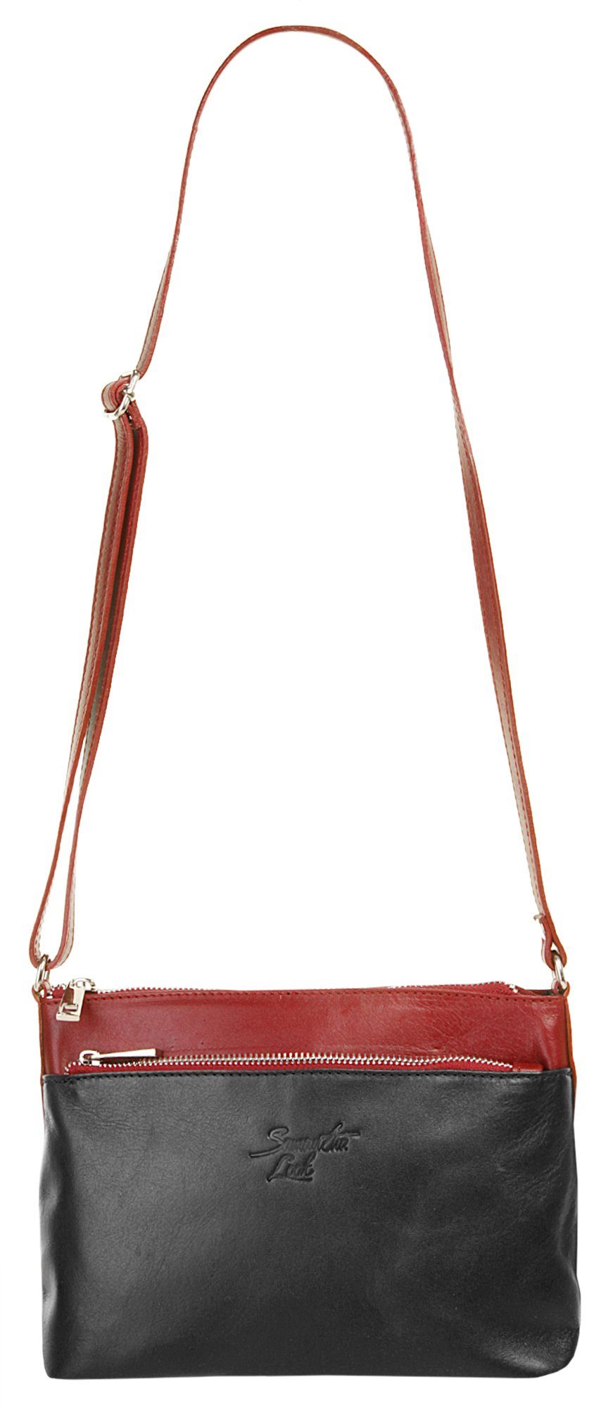 Samantha Look Schoudertas echt leer, made in italy