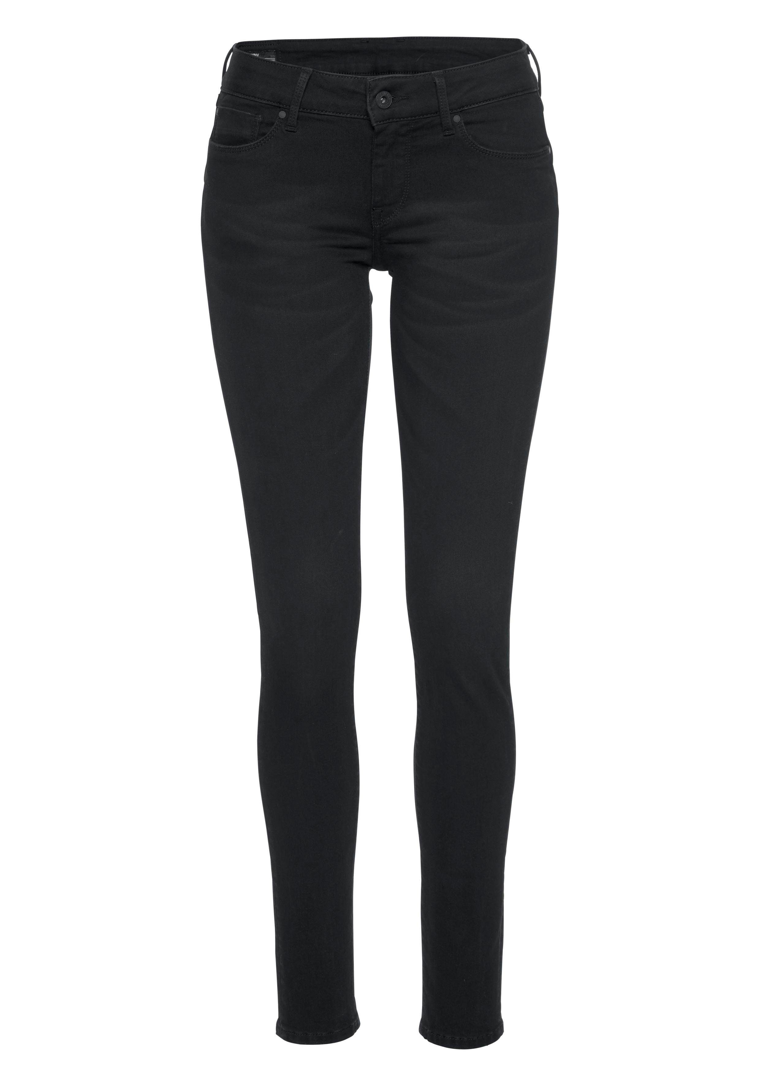 Pepe Jeans Skinny fit jeans SOHO in 5-pocketsstijl met 1-knoop en stretchaandeel